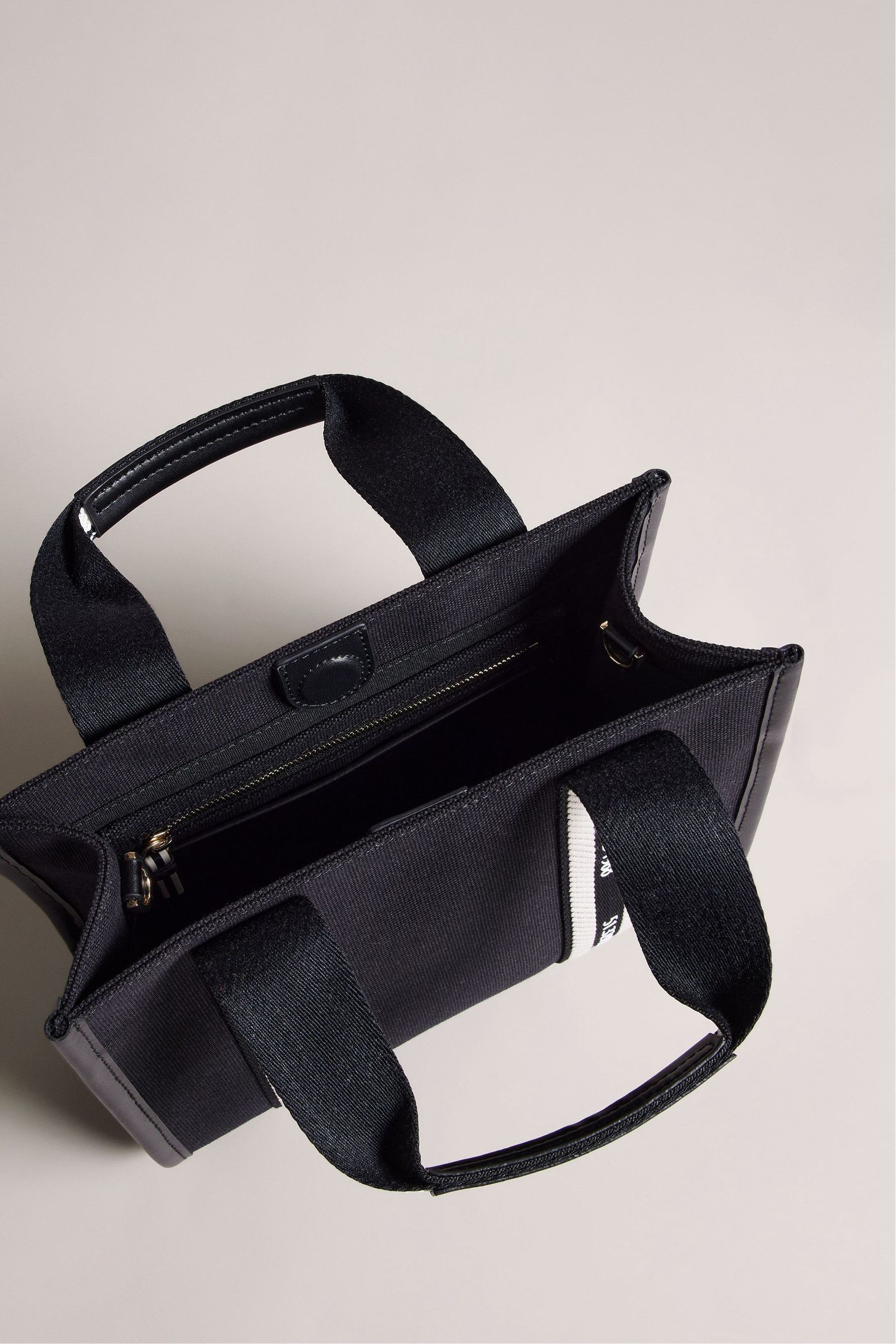 Ted baker black small tote bag 2025