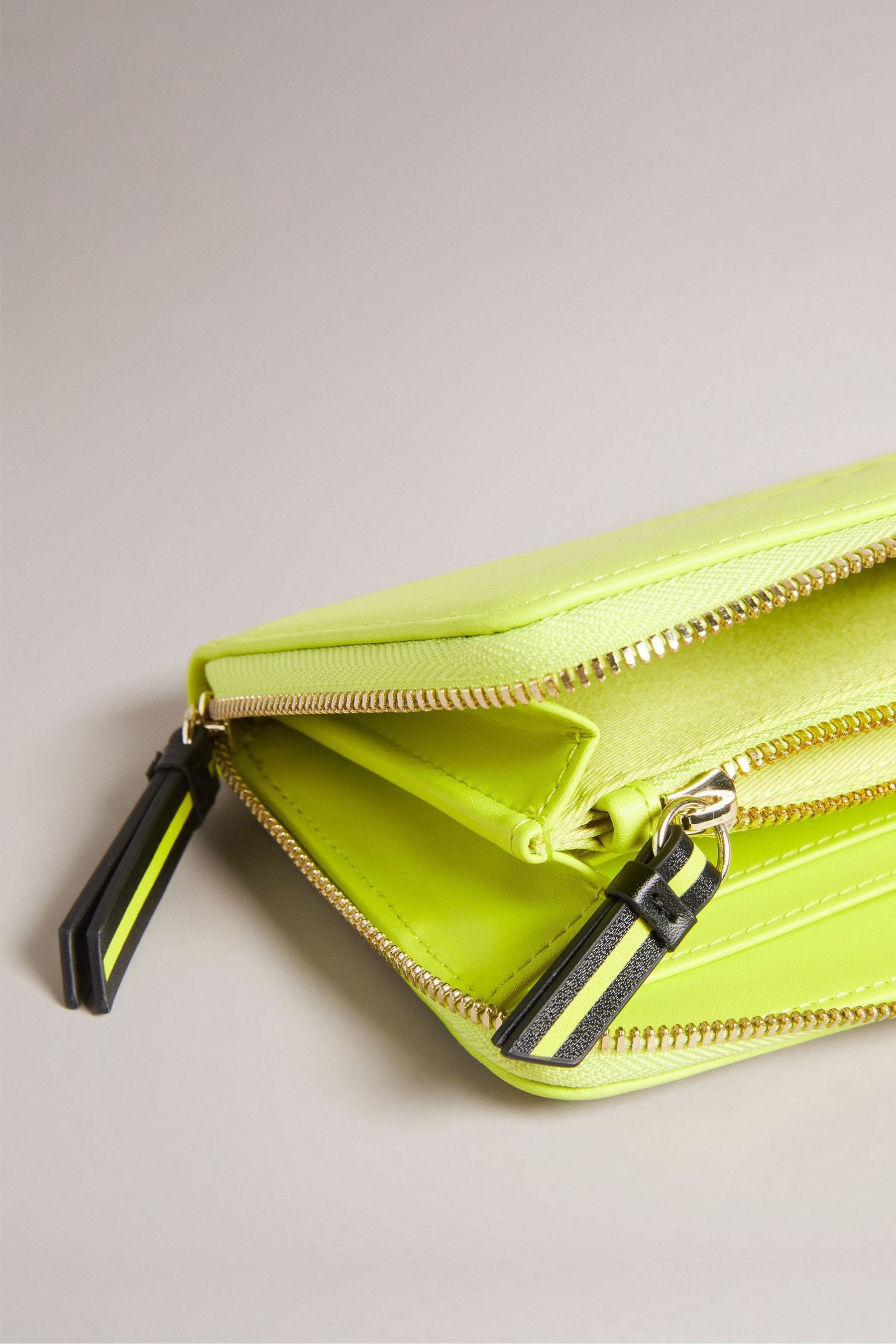 Buy Ted Baker Medium Green Dalily Zip Up Purse from Next Luxembourg