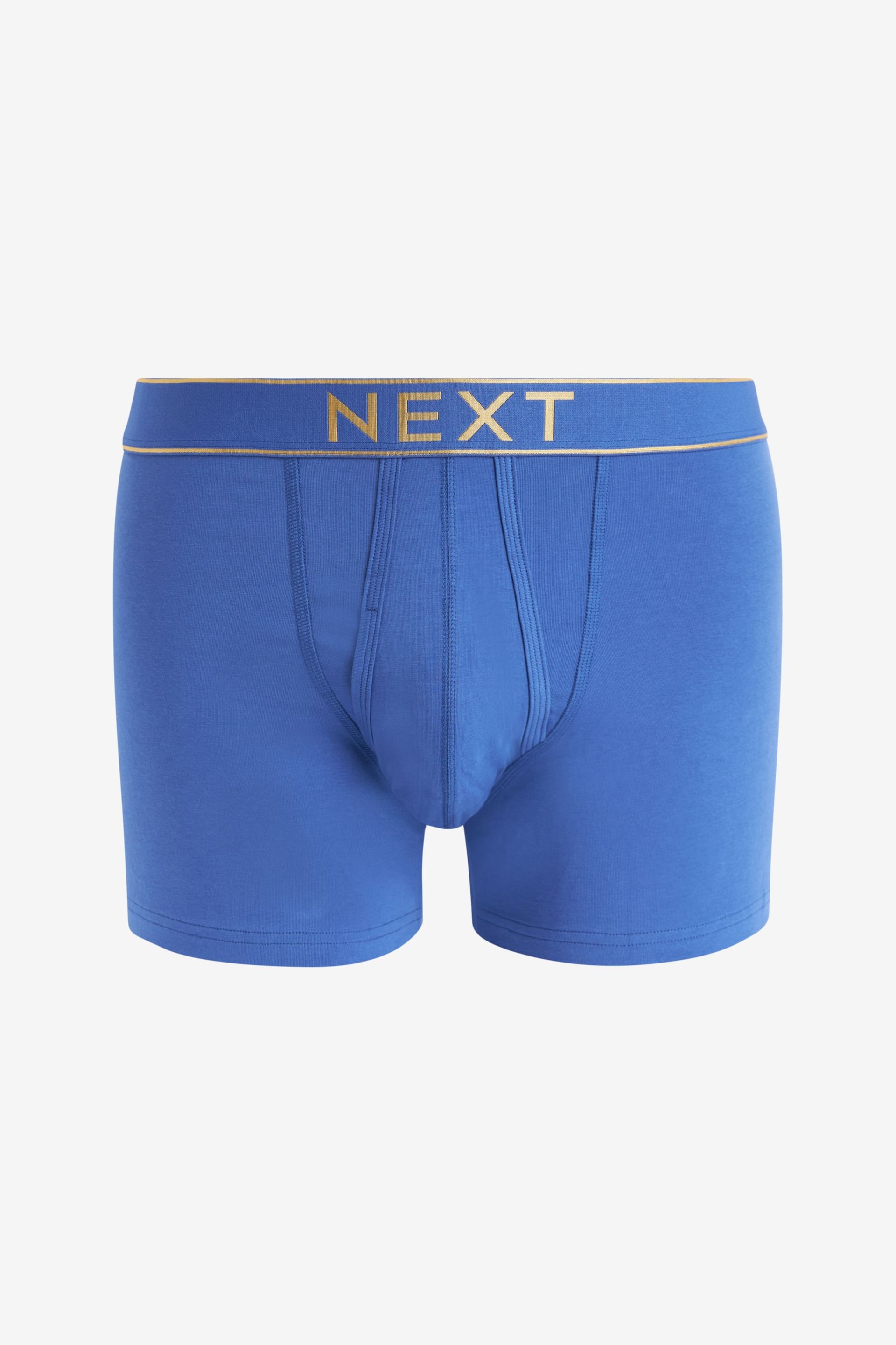 Blue Gold Waistband 10 pack A-Front Boxers - Image 6 of 13