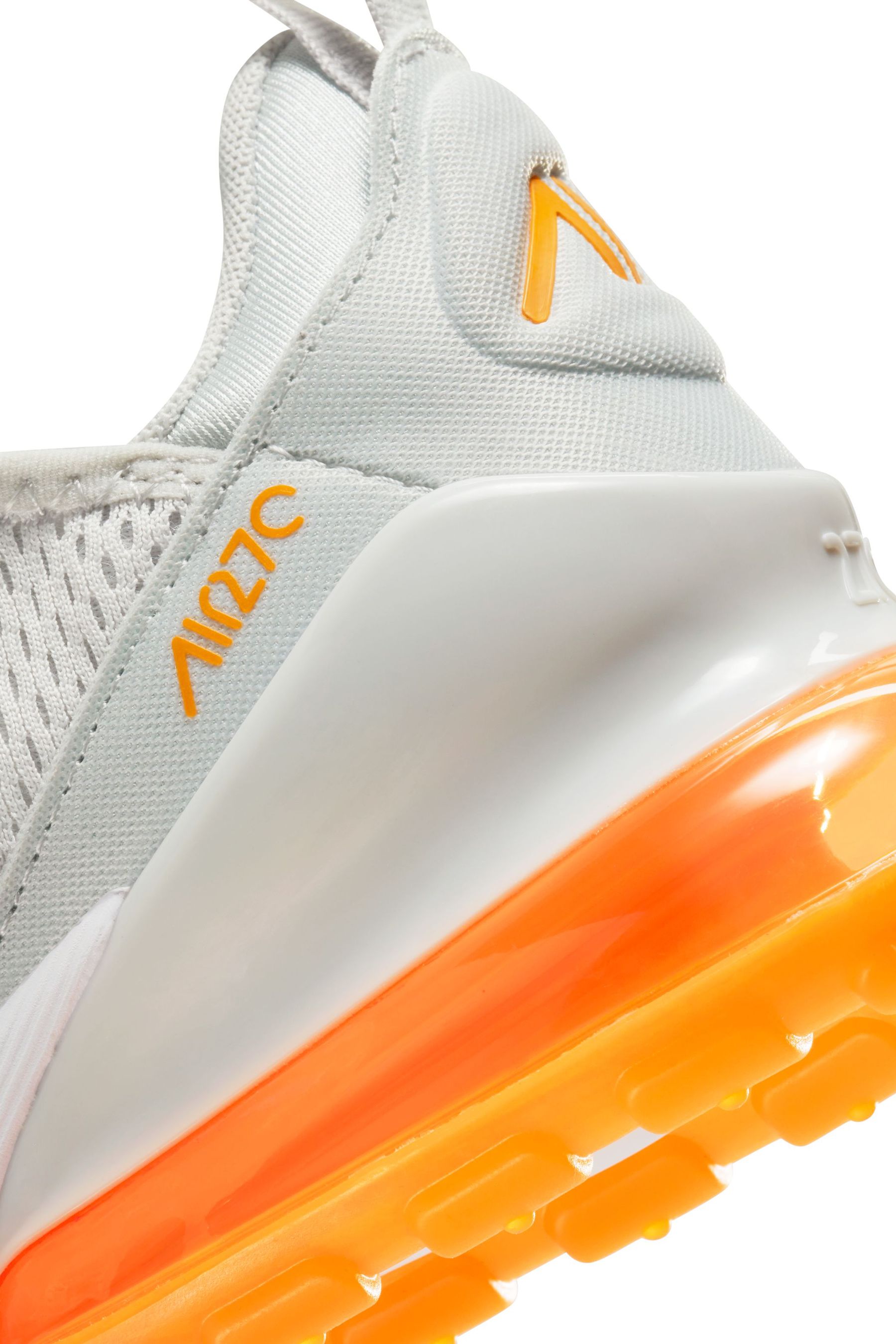 White and orange air max 270 discount