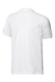 adidas White Juventus DNA 3 Stripe T-Shirt - Image 3 of 3