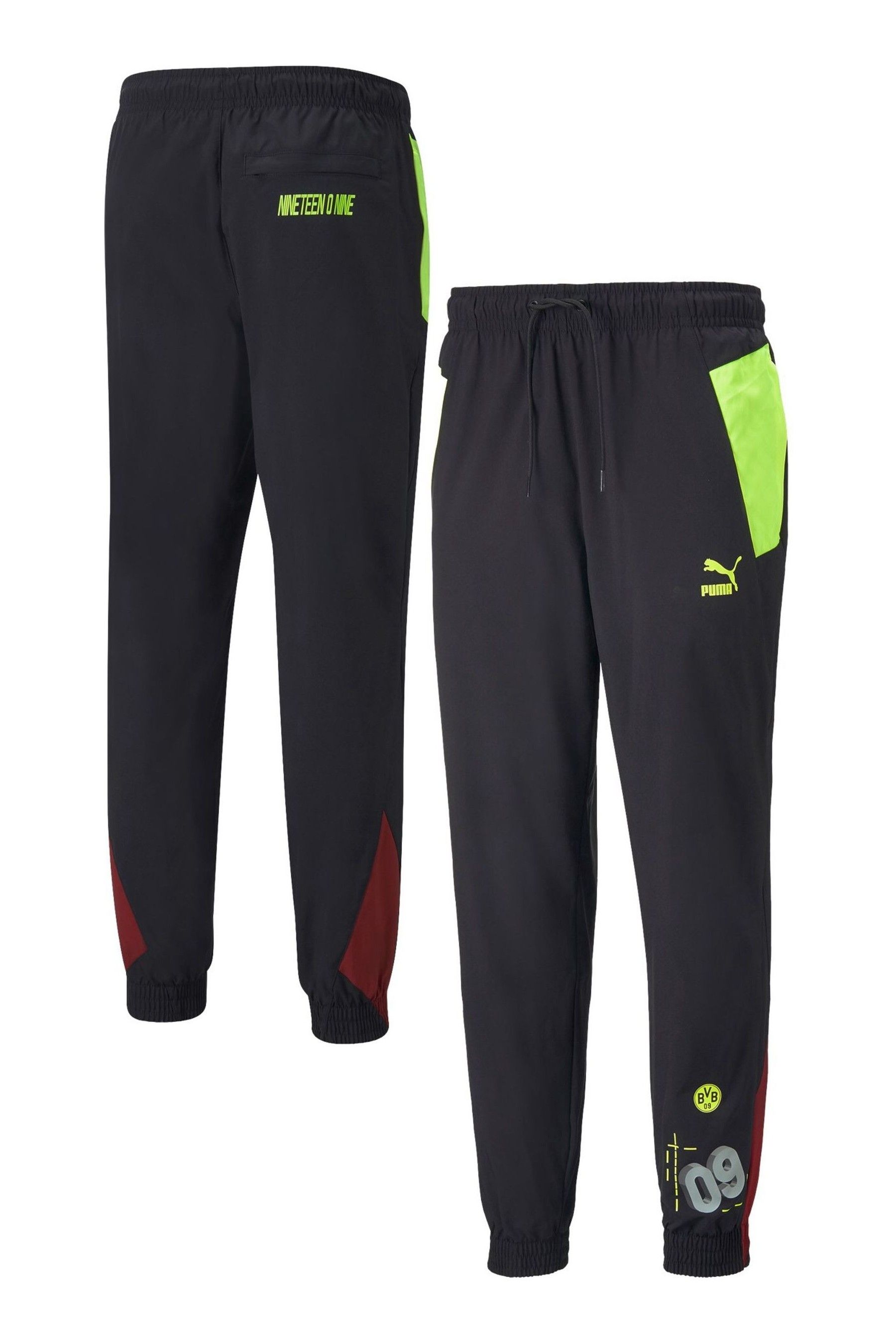 Buy Puma Red Borussia Dortmund FtblStatement Woven Joggers from Next Luxembourg