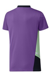 adidas Purple Real Madrid Training Jersey Womens - Image 3 of 3