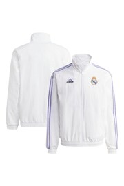 adidas Real Madrid Reversible Anthem Jacket Kids - 圖片 1，共 3