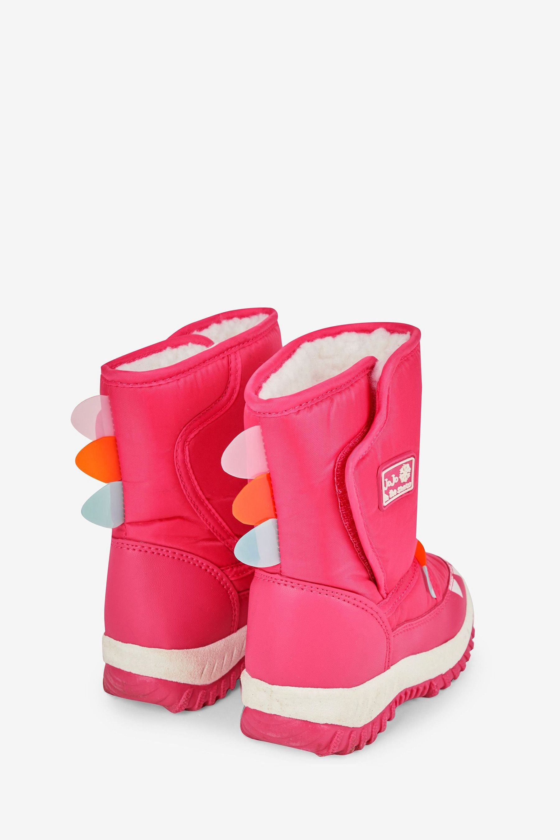 Buy JoJo Maman Bebe Fuchsia Girls Dino Snow Boots from Next Canada