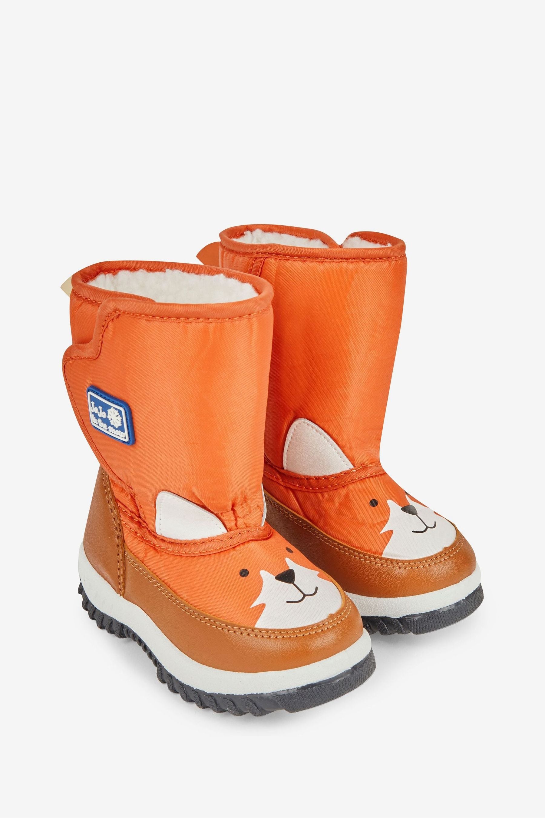 Buy JoJo Maman Bebe Rust Fox Snow Boots from Next Luxembourg