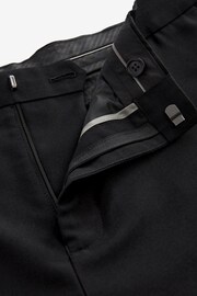 Black EDIT Oversized Tuxedo Suit Trousers - Image 6 of 9