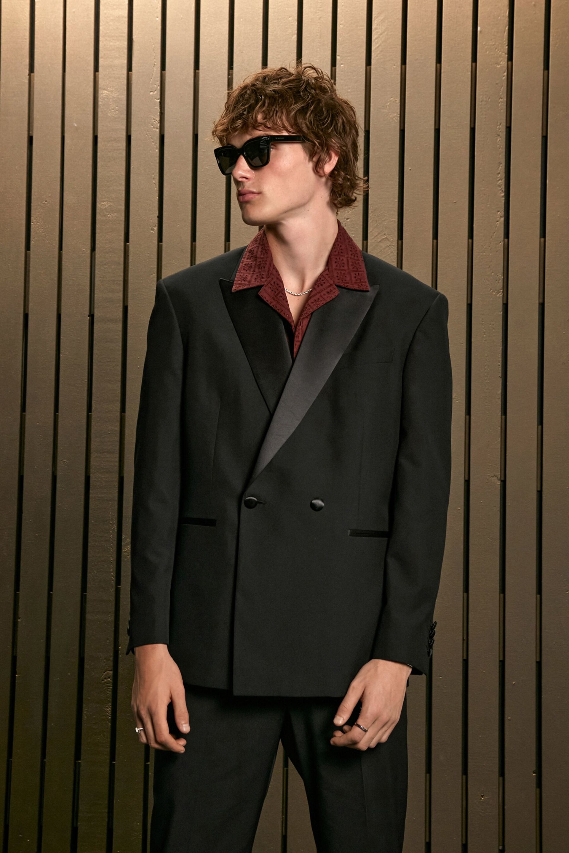 Black EDIT Oversized Suit Jacket - Image 2 of 13