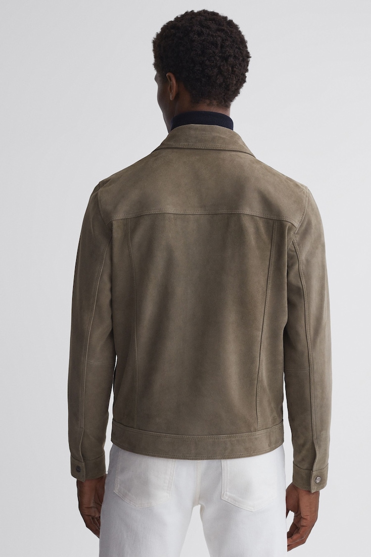 Reiss Sage Ballina Suede Pocket Front Jacket - Image 5 of 5