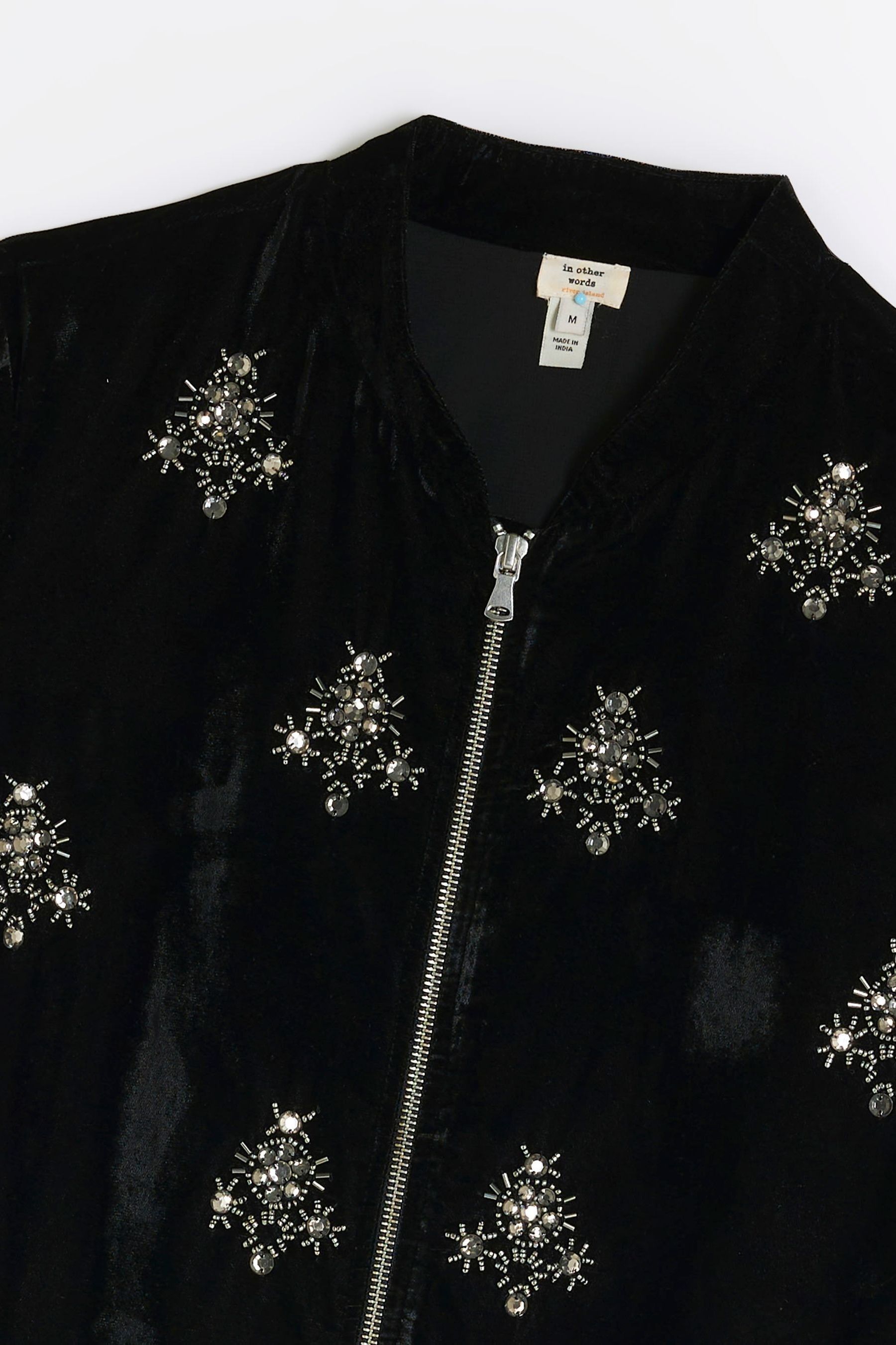 Ted baker velvet bomber jacket on sale