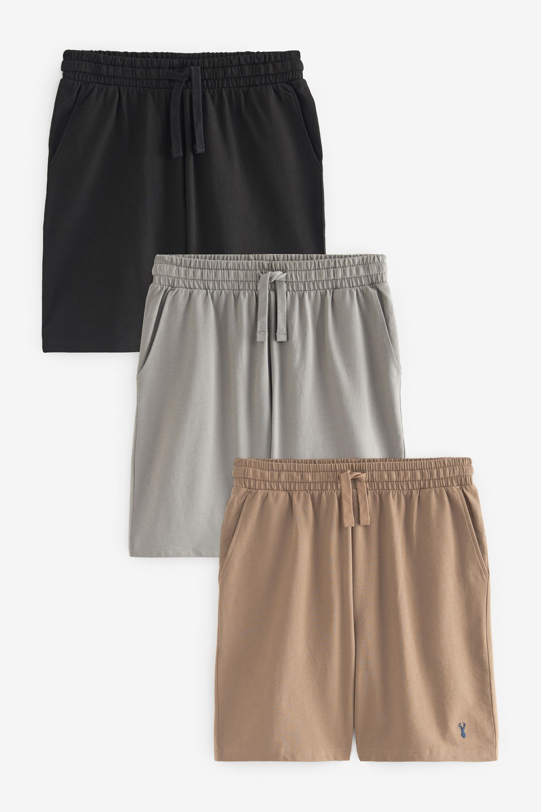 Gray cotton shorts online