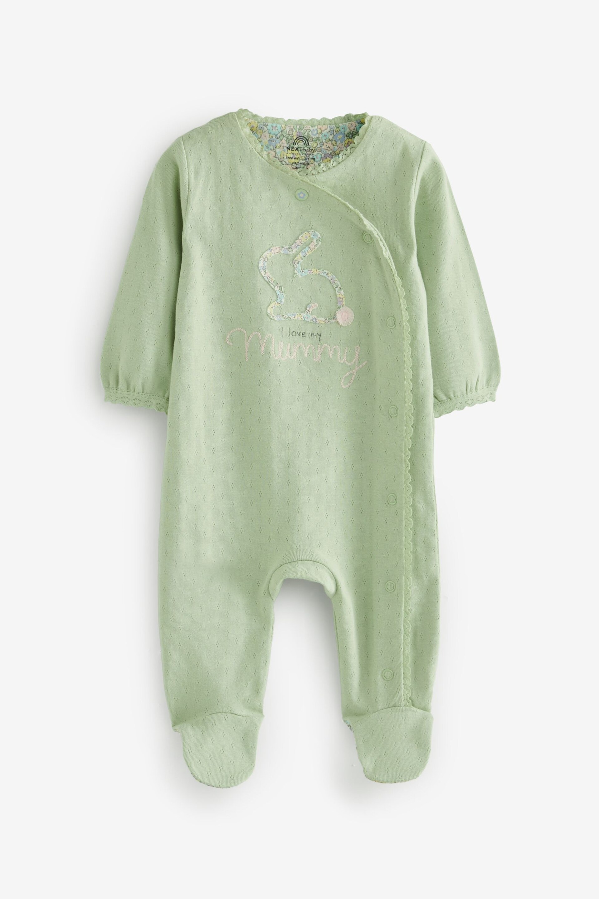 Sage Green Mummy Family Sleepsuit (0-2yrs) - Image 4 of 7