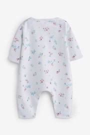 Pink Premature Baby Sleepsuits 3 Pack (0-0mths) - Image 5 of 6