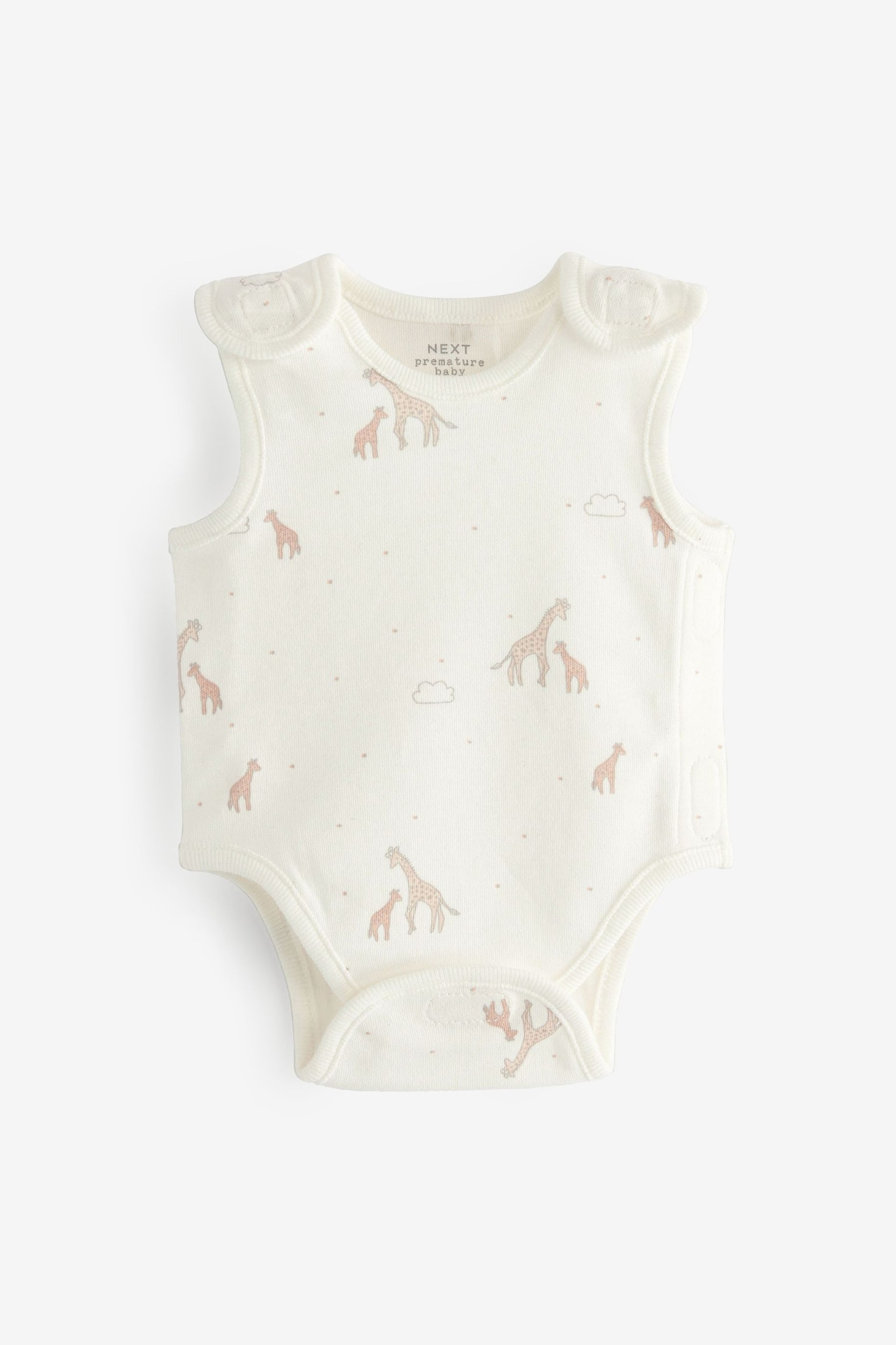 Neutral Character Premature Baby Bodysuits 3 Pack - Image 2 of 6