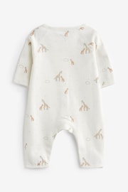 Neutral Premature Baby Sleepsuits 3 Pack (0-0mths) - Image 5 of 6