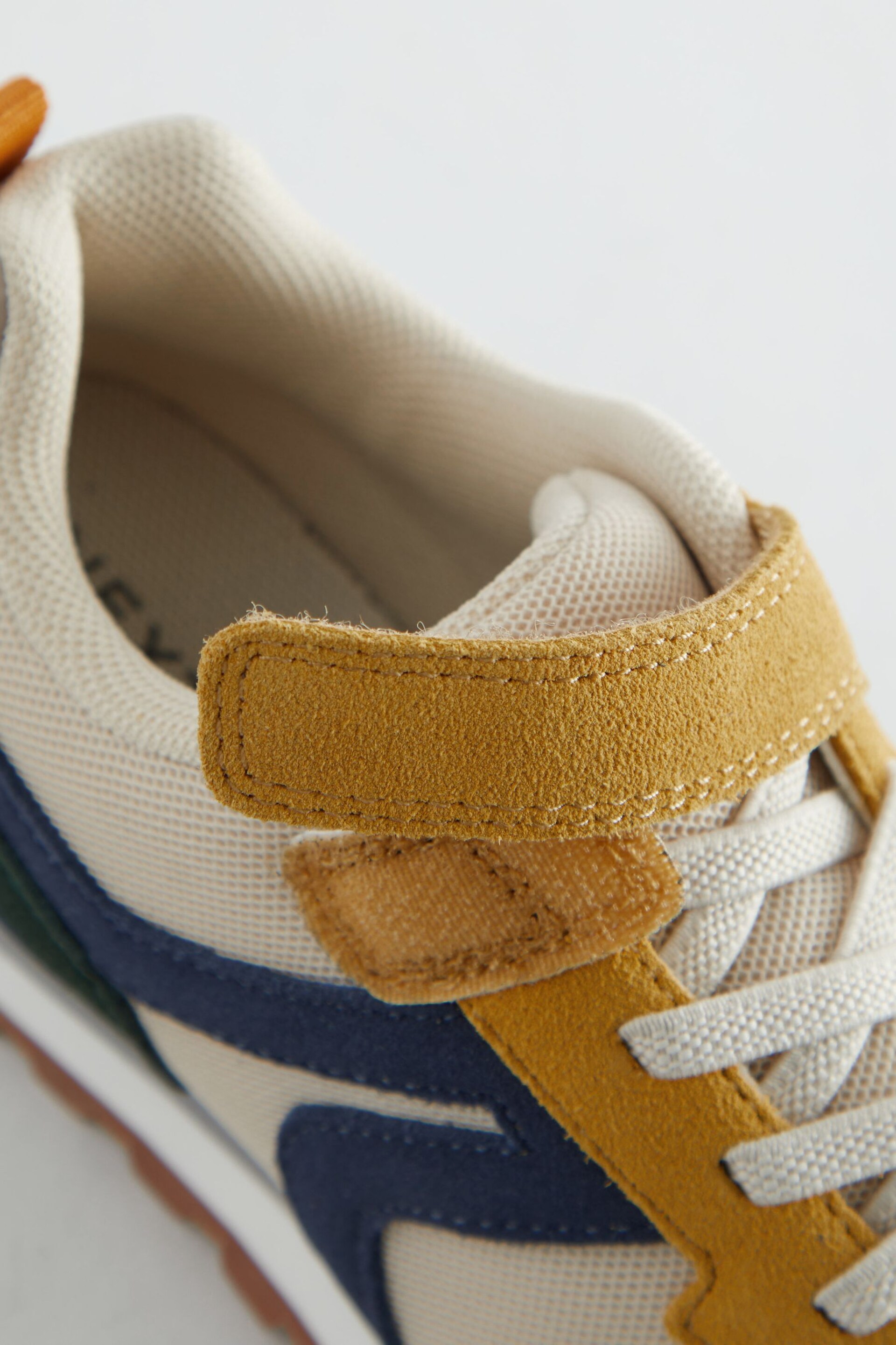 Colourblock One Strap Elastic Lace Trainers - Image 4 of 5