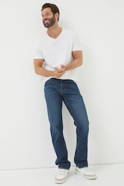 FatFace Blue Straight Fit Jeans - Image 3 of 5