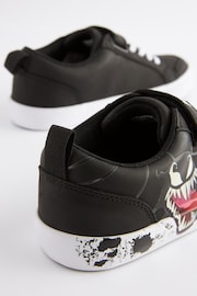 Black Venom Touch Fastening Elastic Lace Trainers - Image 6 of 6