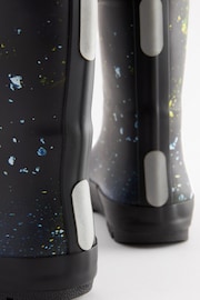 Blue Splat Thinsulate™ Warm Lined Cuff Wellies - Image 3 of 6