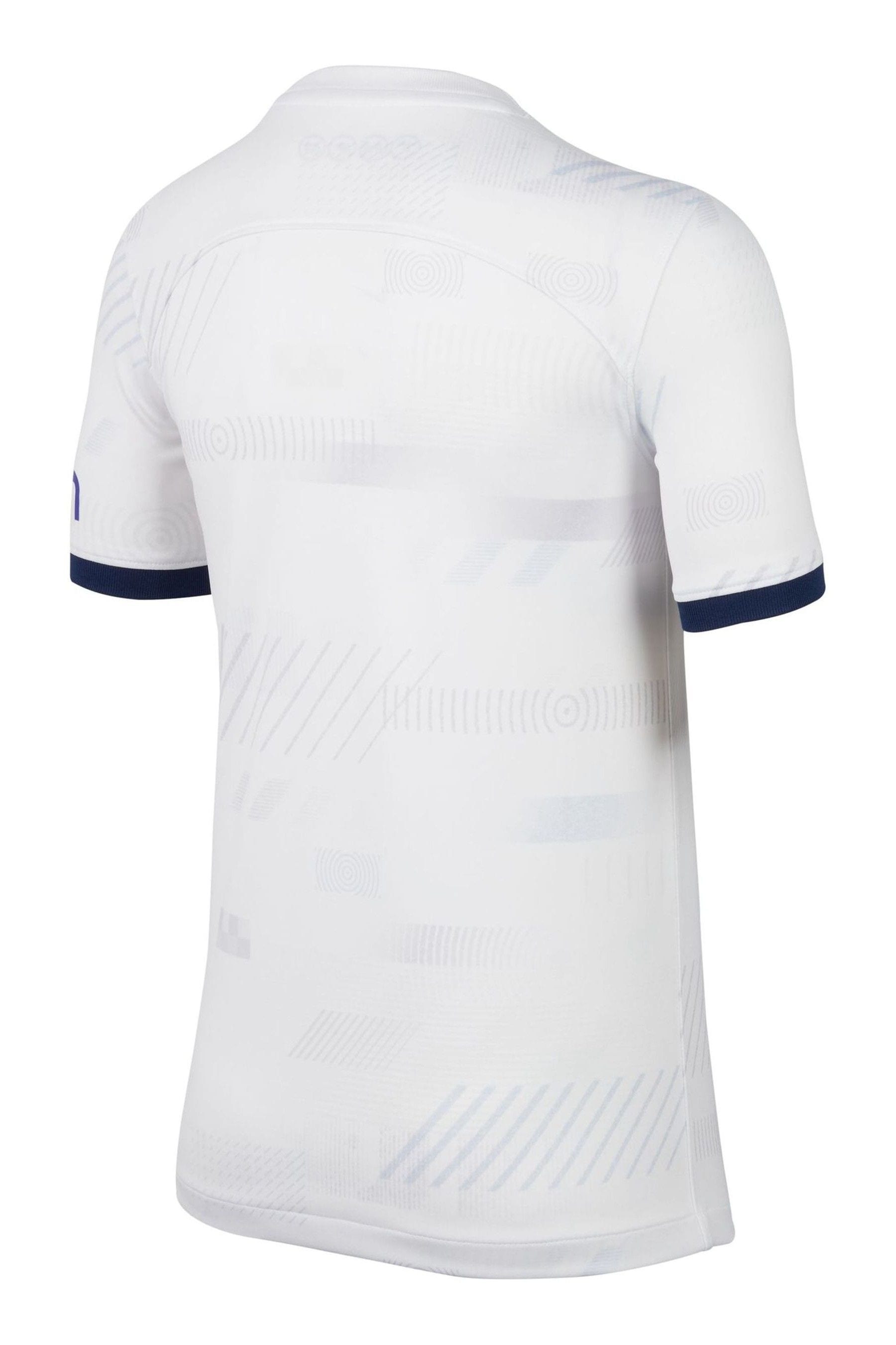 Buy Nike White Jr. Tottenhm Hotspur 23 24 Stadium Home Football Shirt from Next Luxembourg