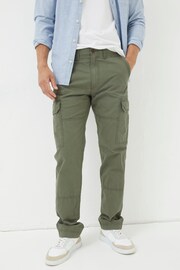 FatFace Green Ripstop Cargo Trousers - Image 1 of 5
