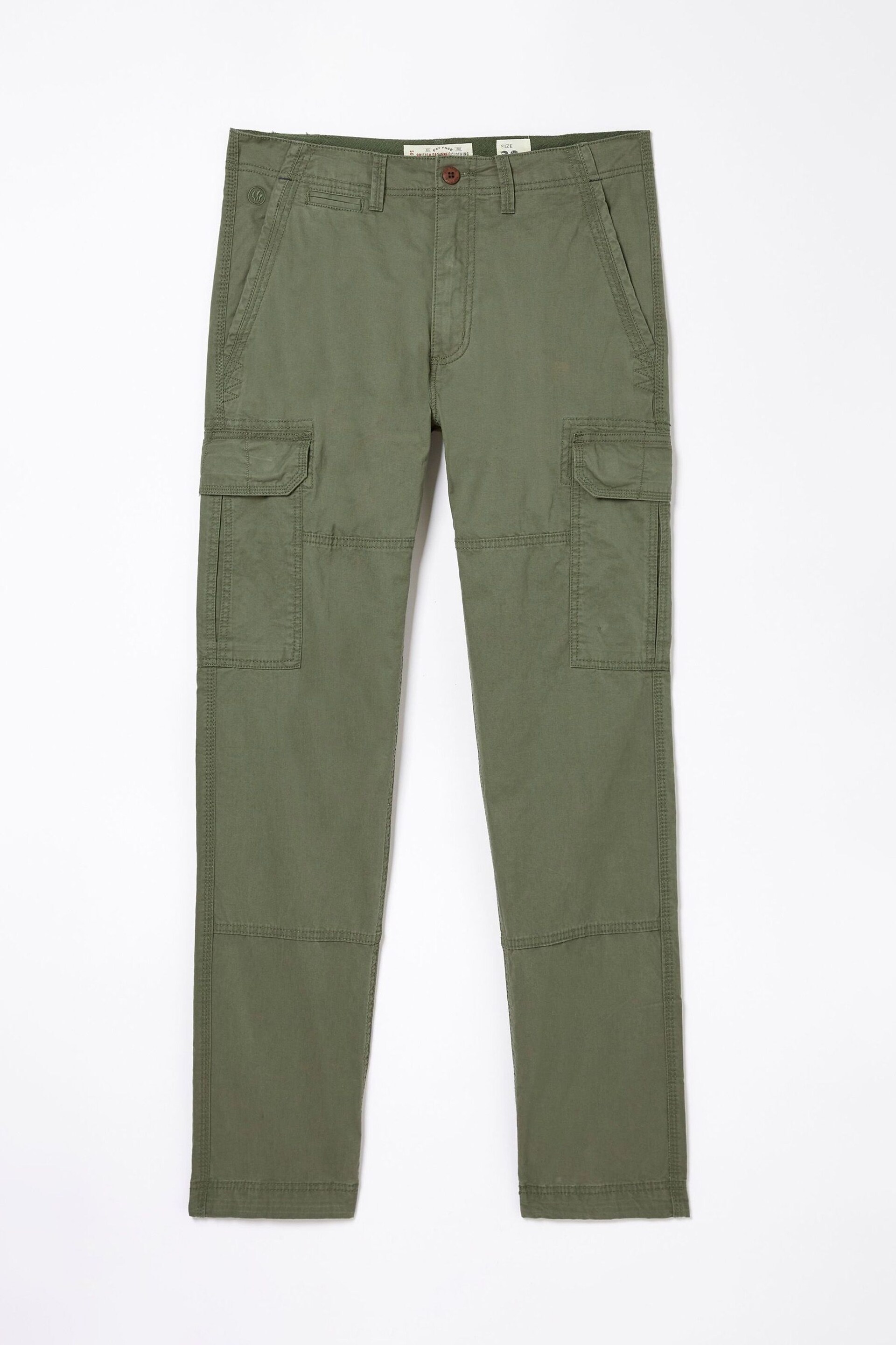 FatFace Green Corby Ripstop Cargo Trousers - Image 5 of 5