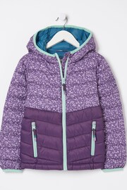 FatFace Purple Padded Jacket - Image 4 of 4