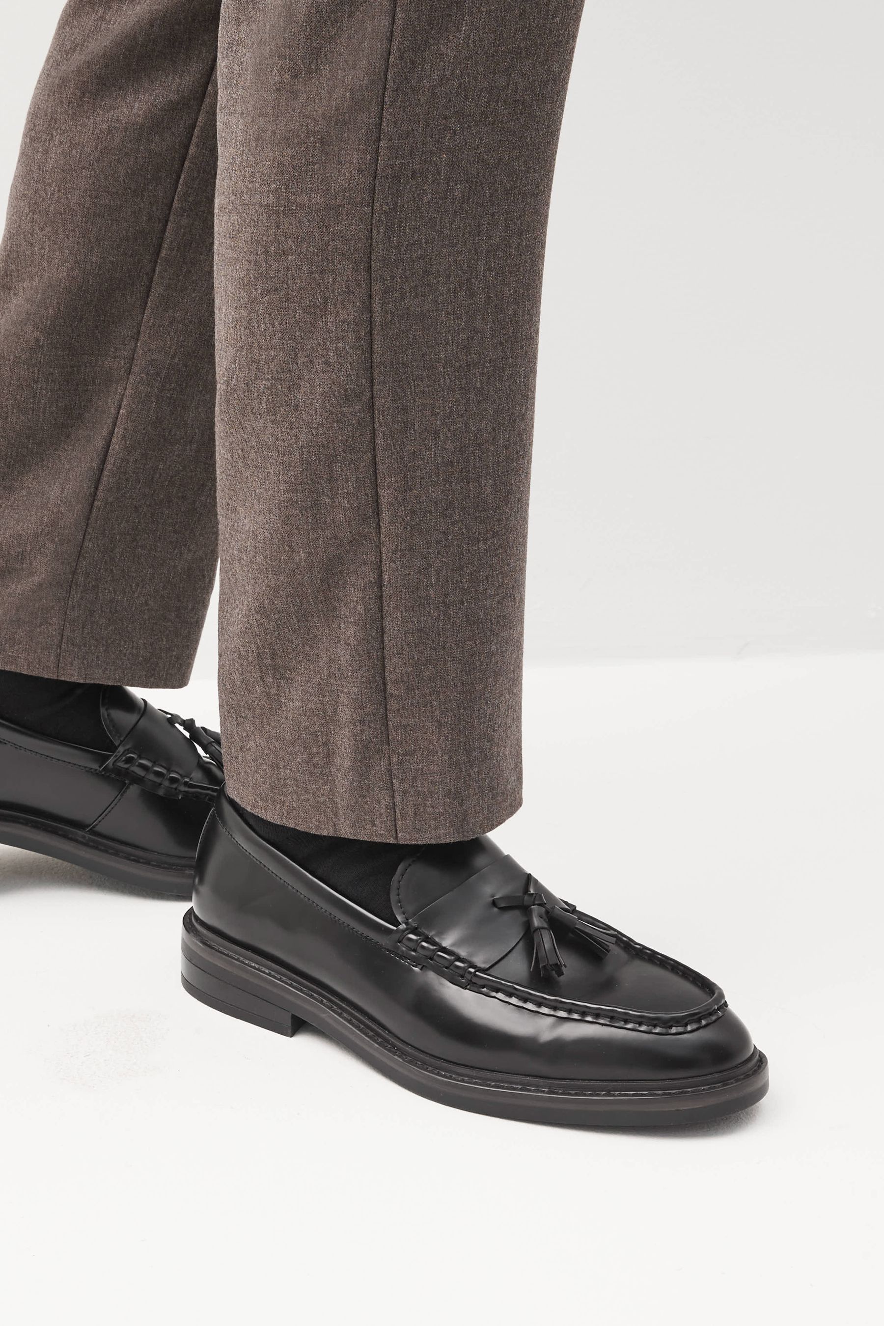 Buy Black Chunky Tassel Loafers from the Next UK online shop