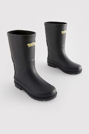 Pokemon Black Rubber Wellies - Image 2 of 5