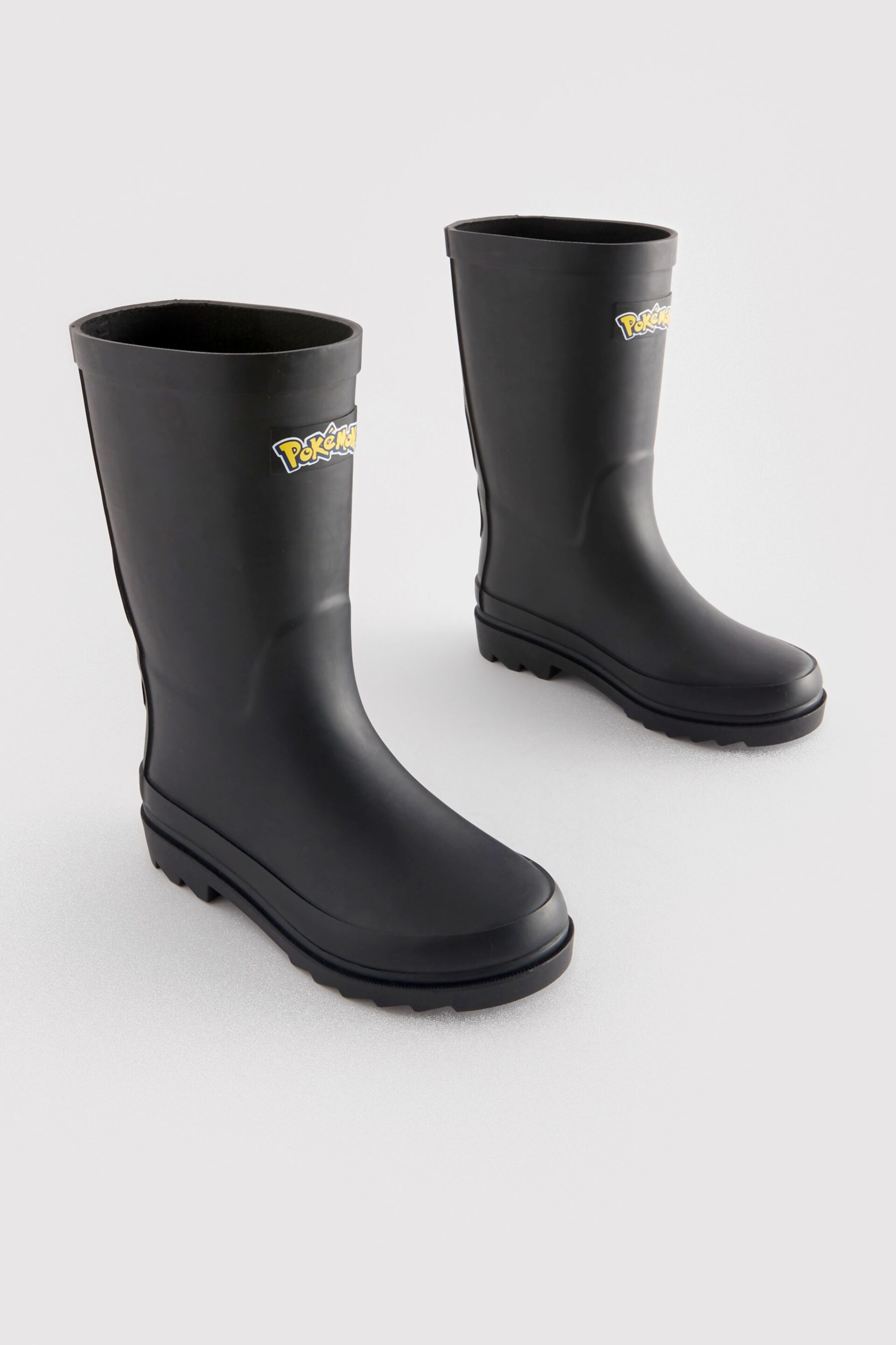 Pokemon Black Rubber Wellies - Image 2 of 5