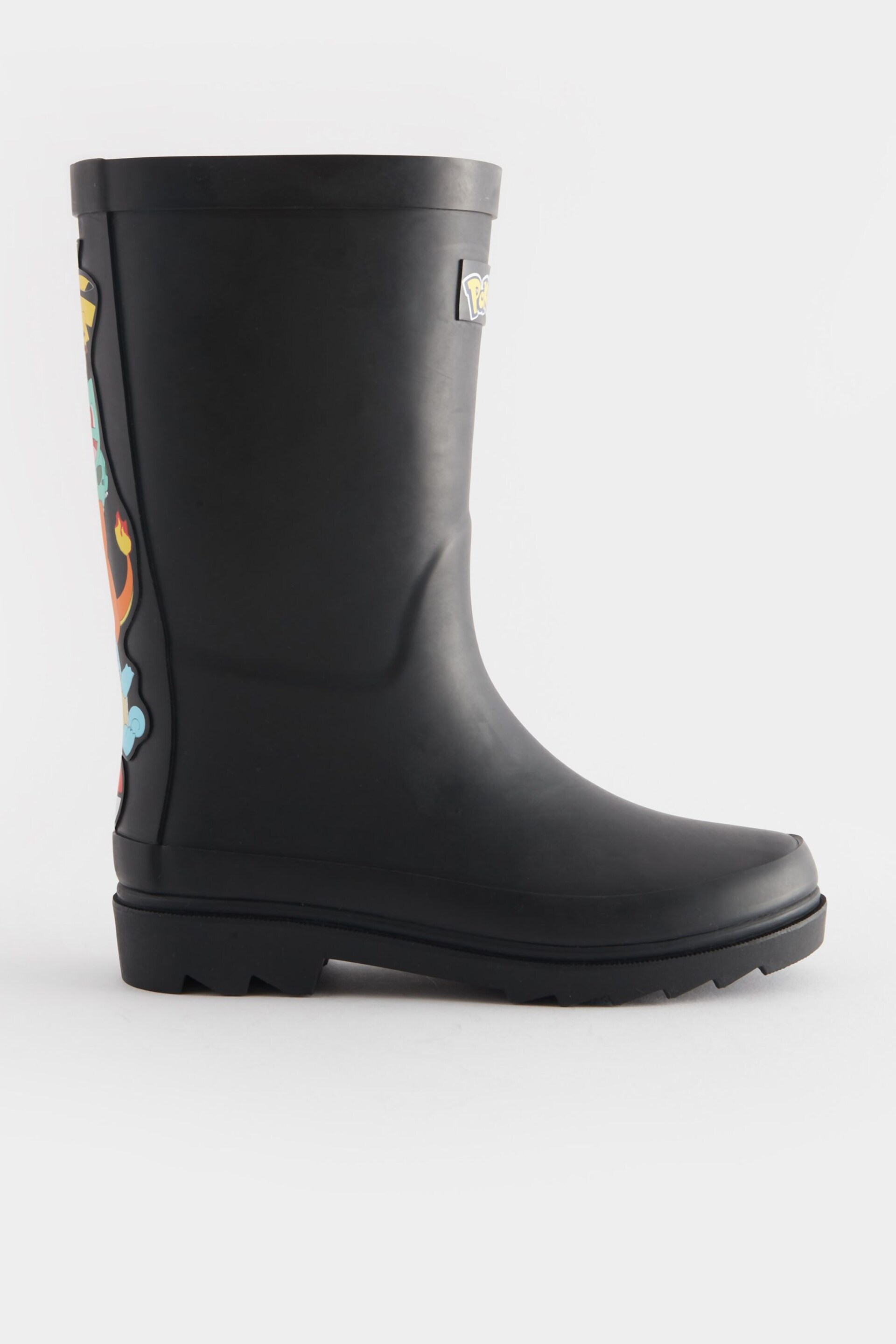 Pokemon Black Rubber Wellies - Image 3 of 5