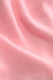 Washed Pink Mini Wrap Summer Dress - Image 6 of 6