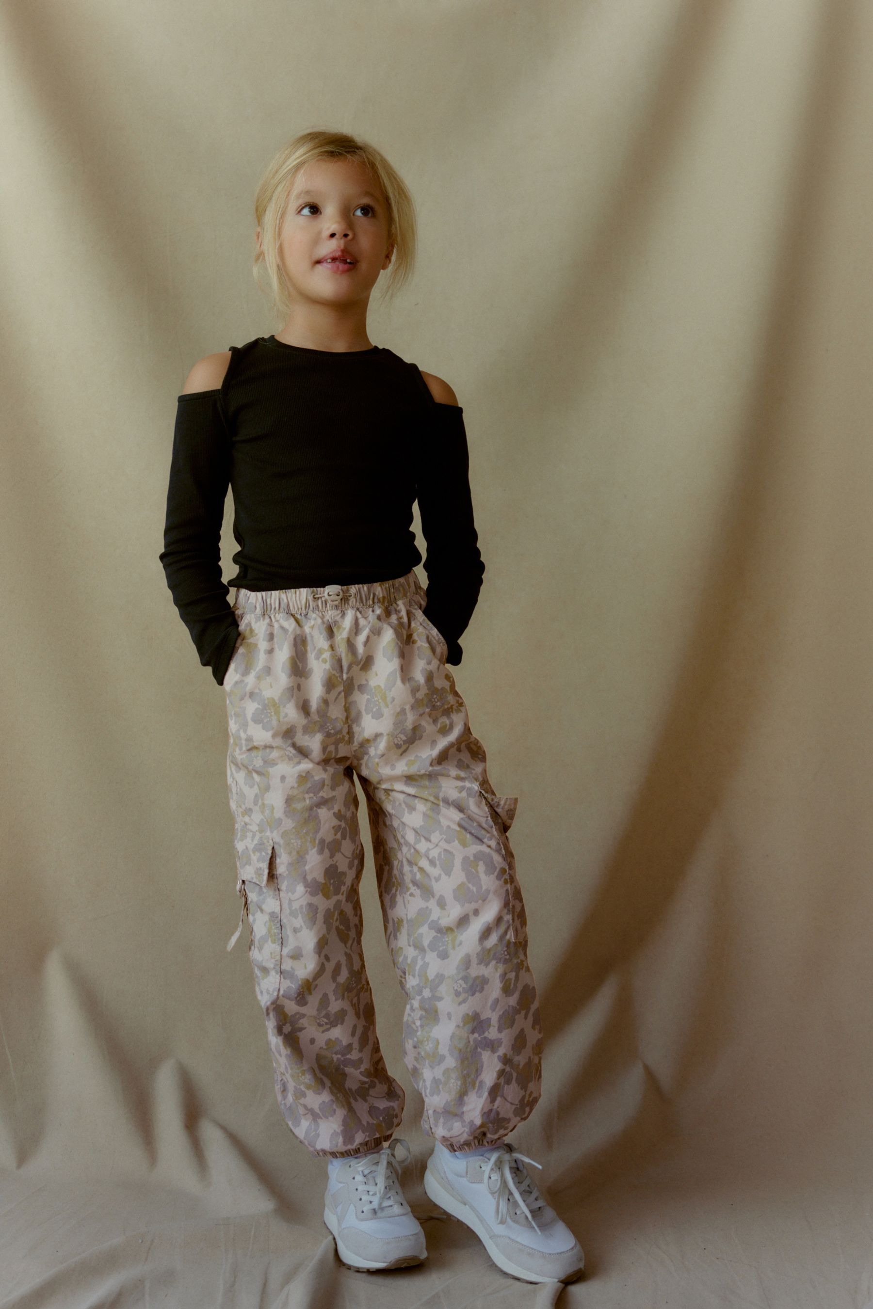 Zebra print cargo trousers clearance