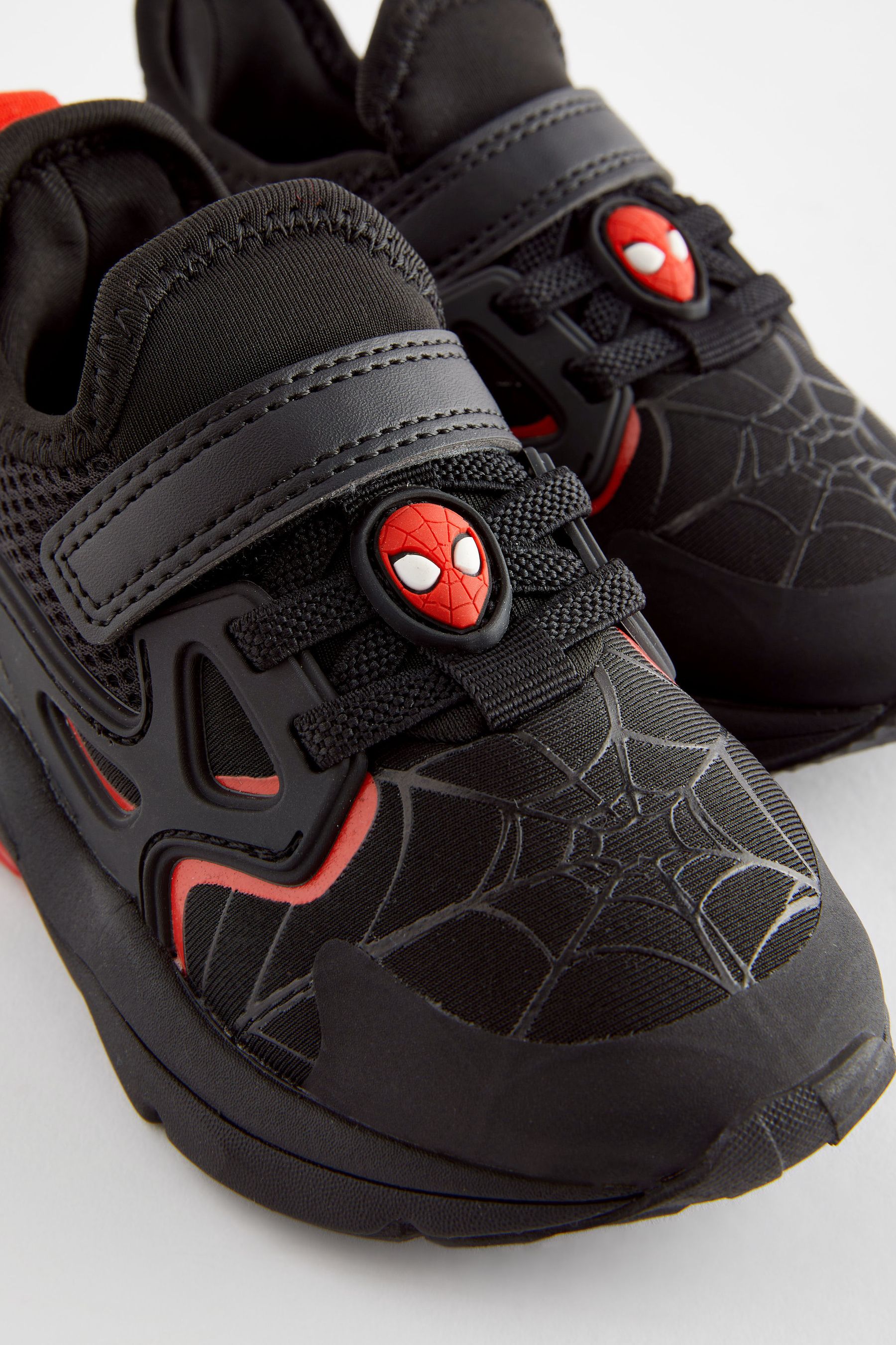 Black spiderman shoes clearance