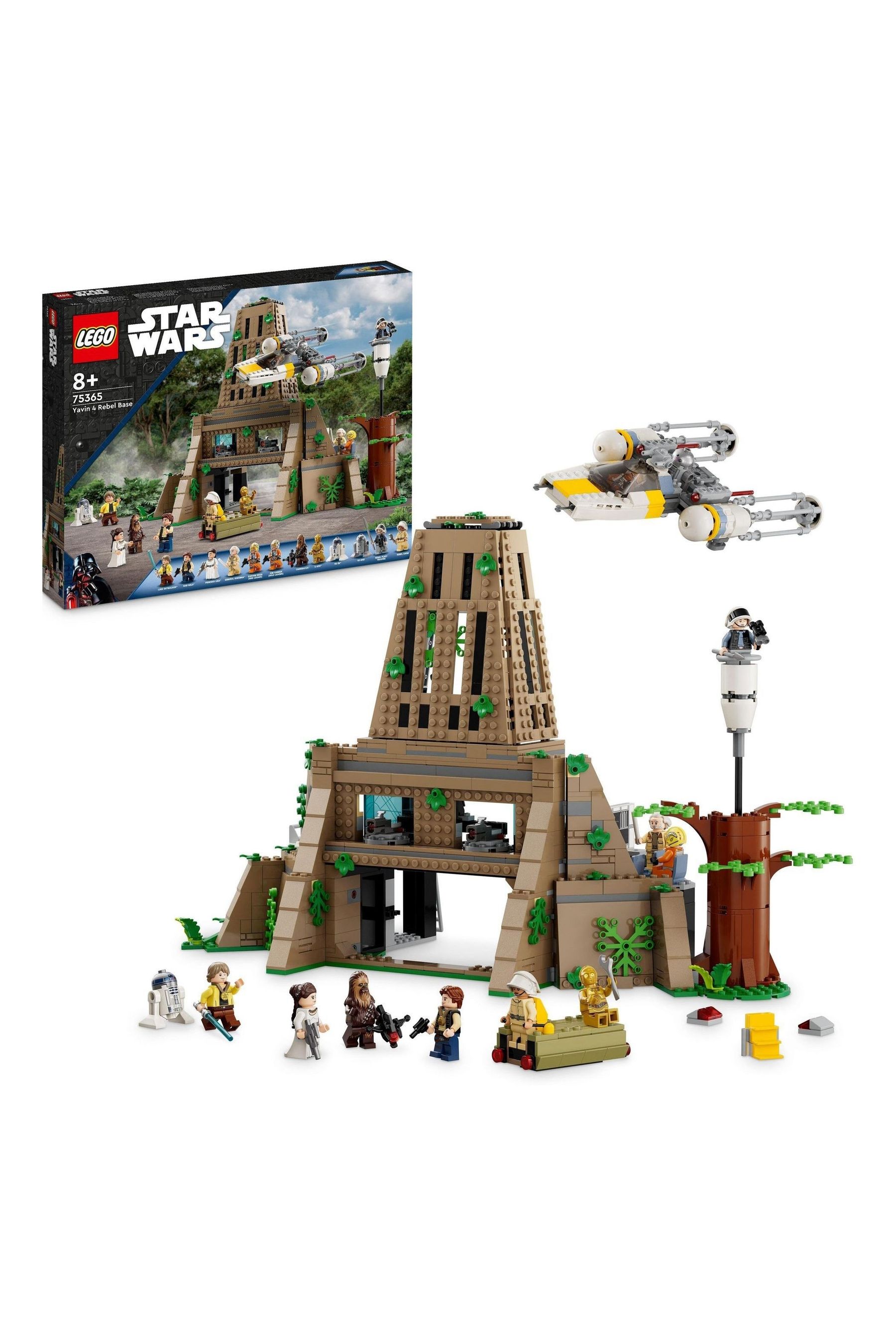 Buy LEGO Star Wars Yavin 4 Rebel Base Set with Minifigures 75365 from Next Luxembourg