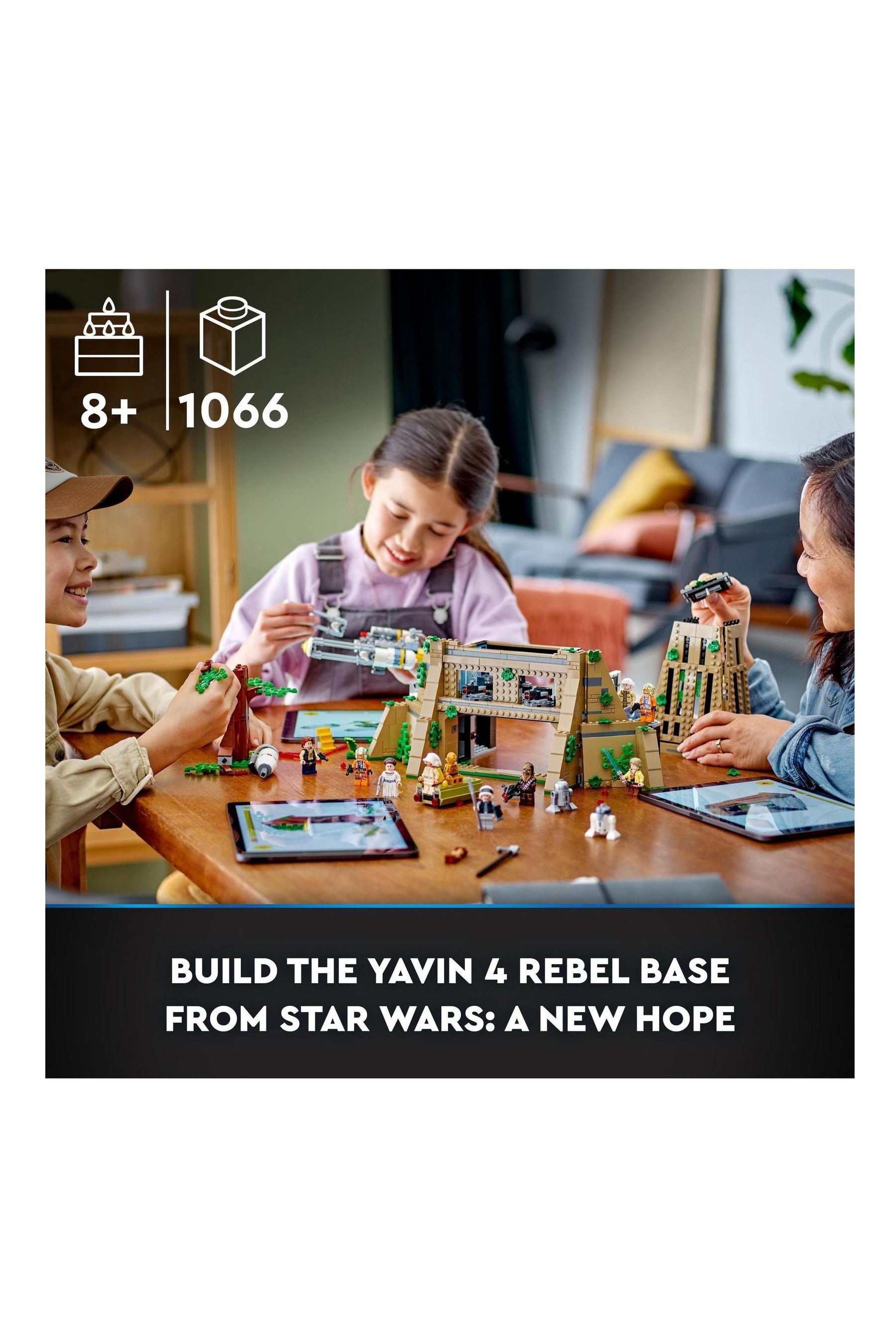 Buy LEGO Star Wars Yavin 4 Rebel Base Set with Minifigures 75365 from Next Austria