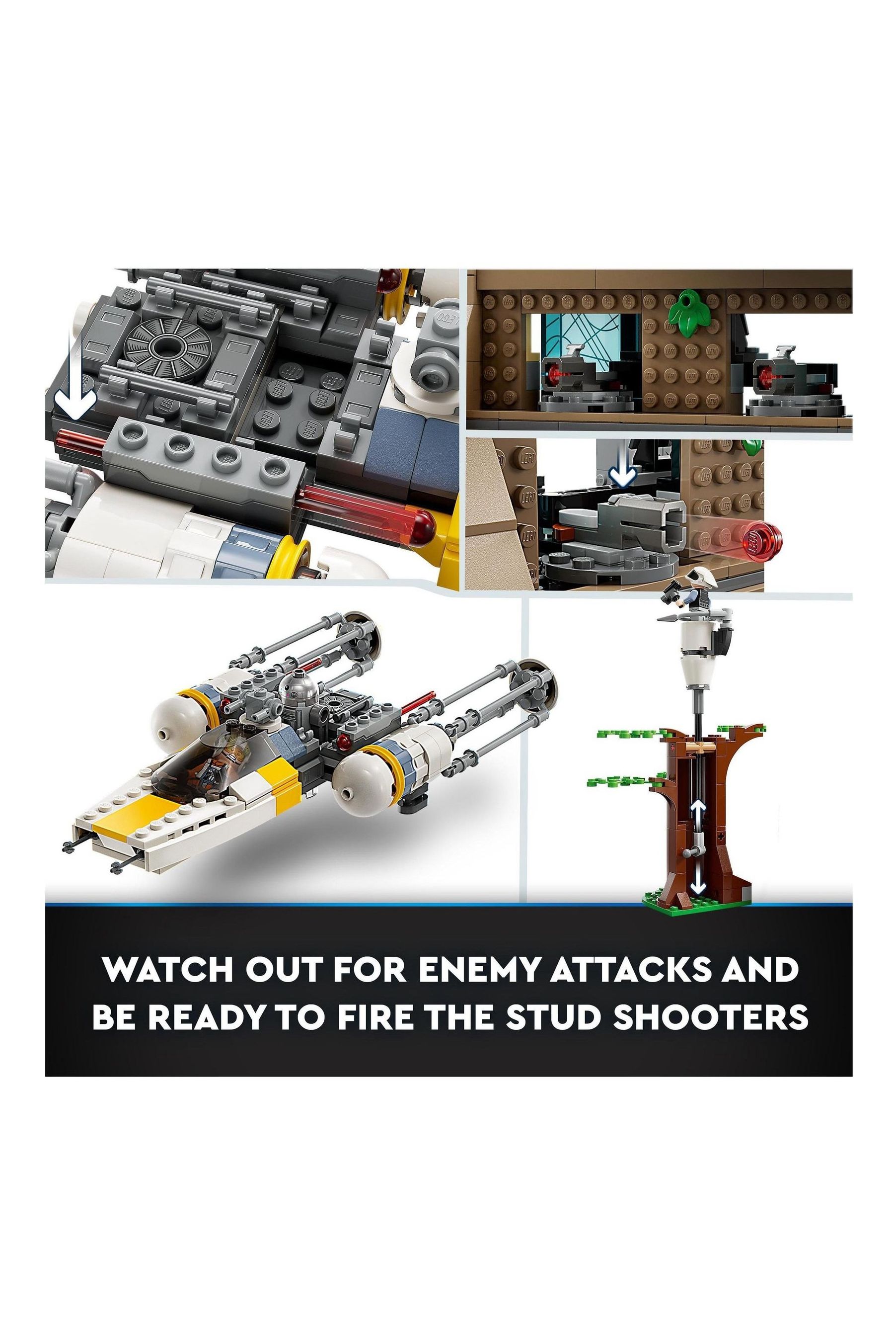 Buy LEGO Star Wars Yavin 4 Rebel Base Set with Minifigures 75365 from Next Austria