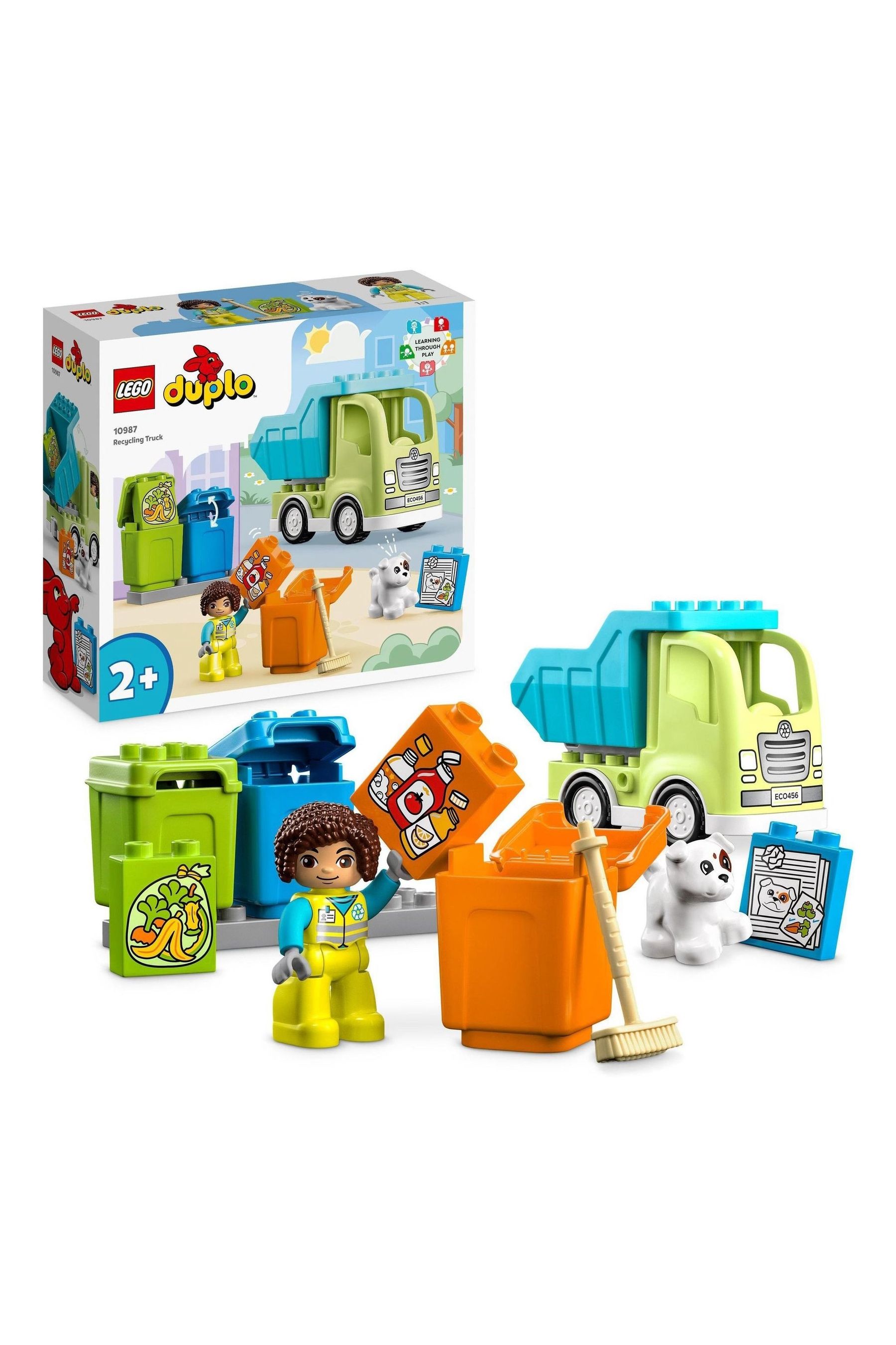 Buy LEGO Town Recycling Truck Colour Sorting 2 Toy DUPLO Town Recycling Truck Colour Sorting 2 Toy 10987 from the Next UK online shop