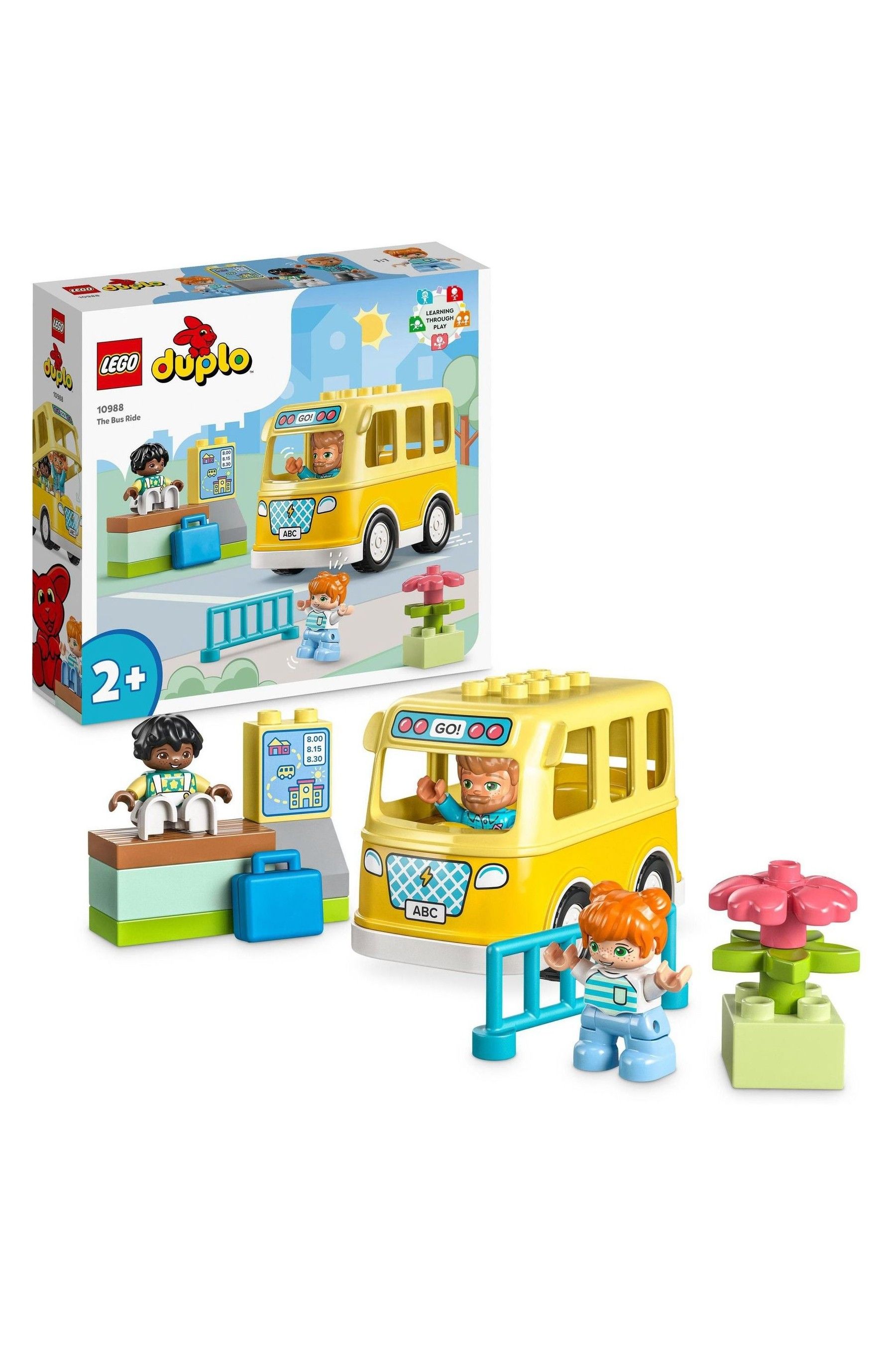 Buy LEGO DUPLO The Bus Ride Toy for Toddlers Aged 2 10988 from the Next UK online shop