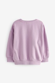 Purple Disney Wish Crew Sweatshirt Top (3-16yrs) - Image 6 of 7