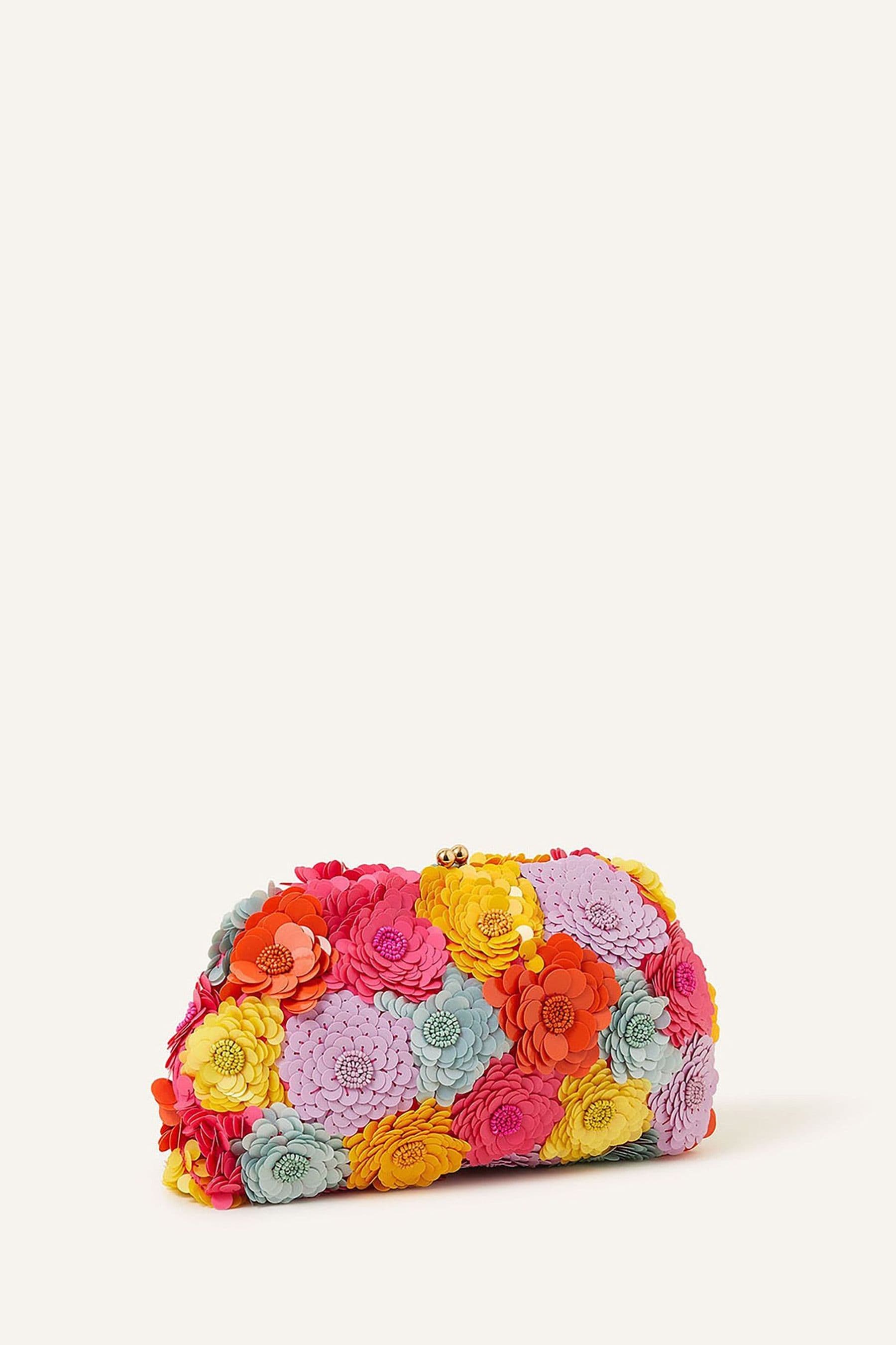 3d flower clutch bag online