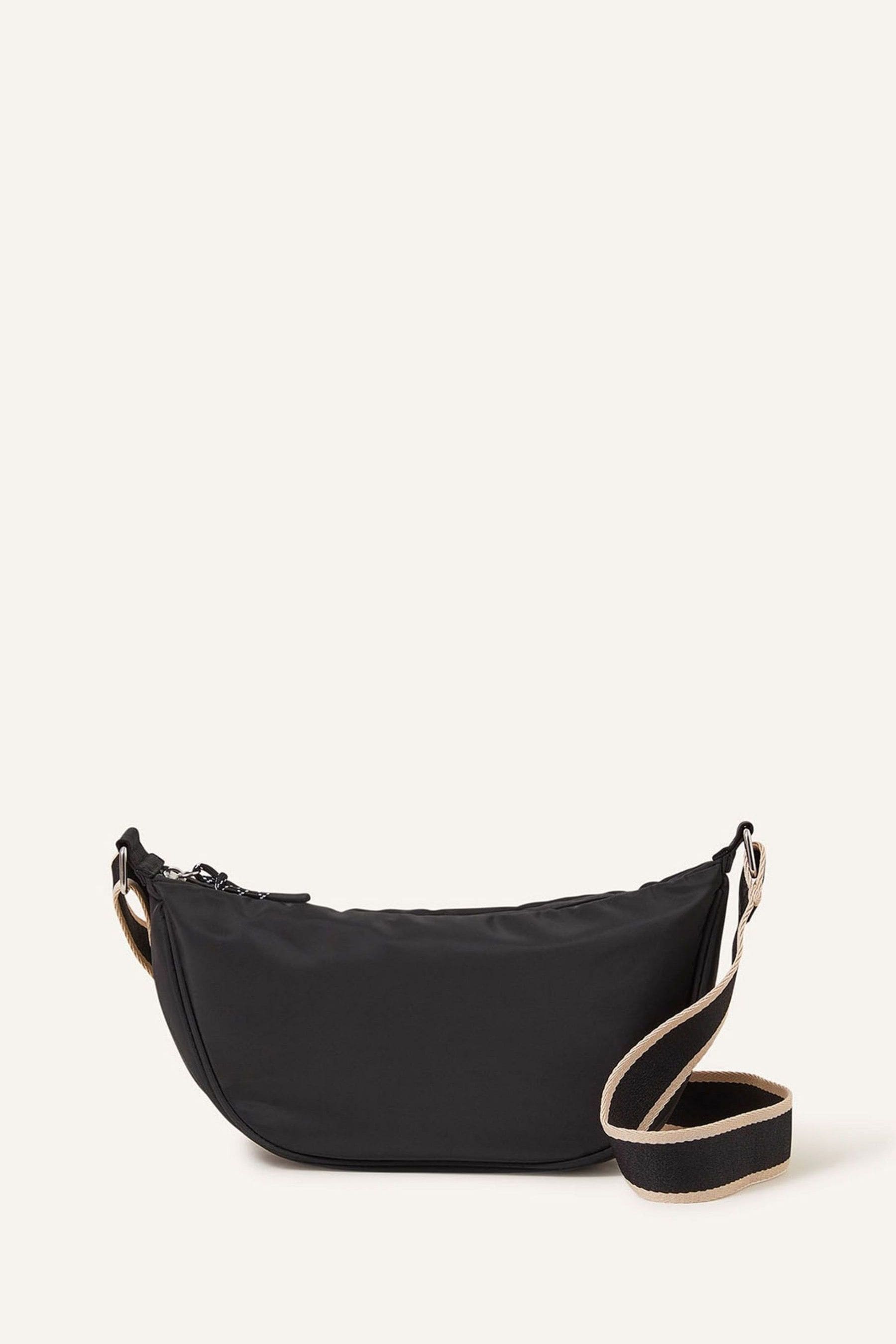 Nylon black shoulder bag 2025