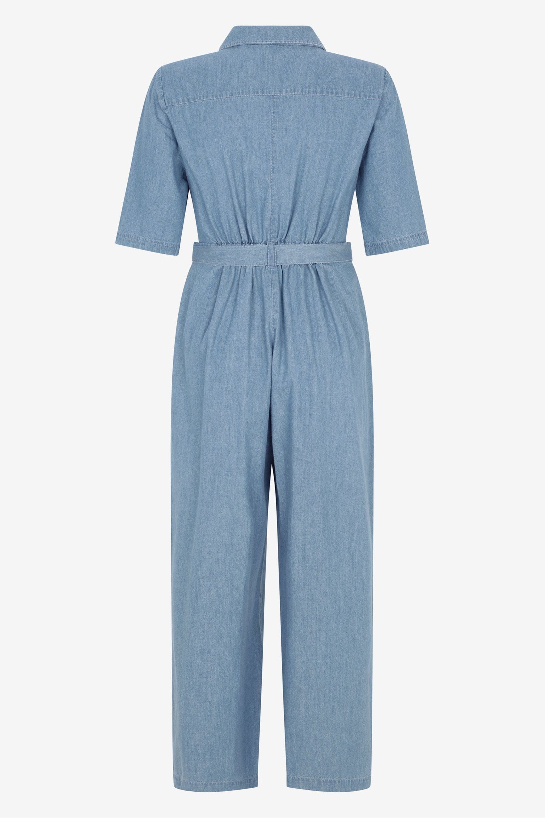 Buy Mint Velvet Blue Denim Utility Jumpsuit from Next Luxembourg