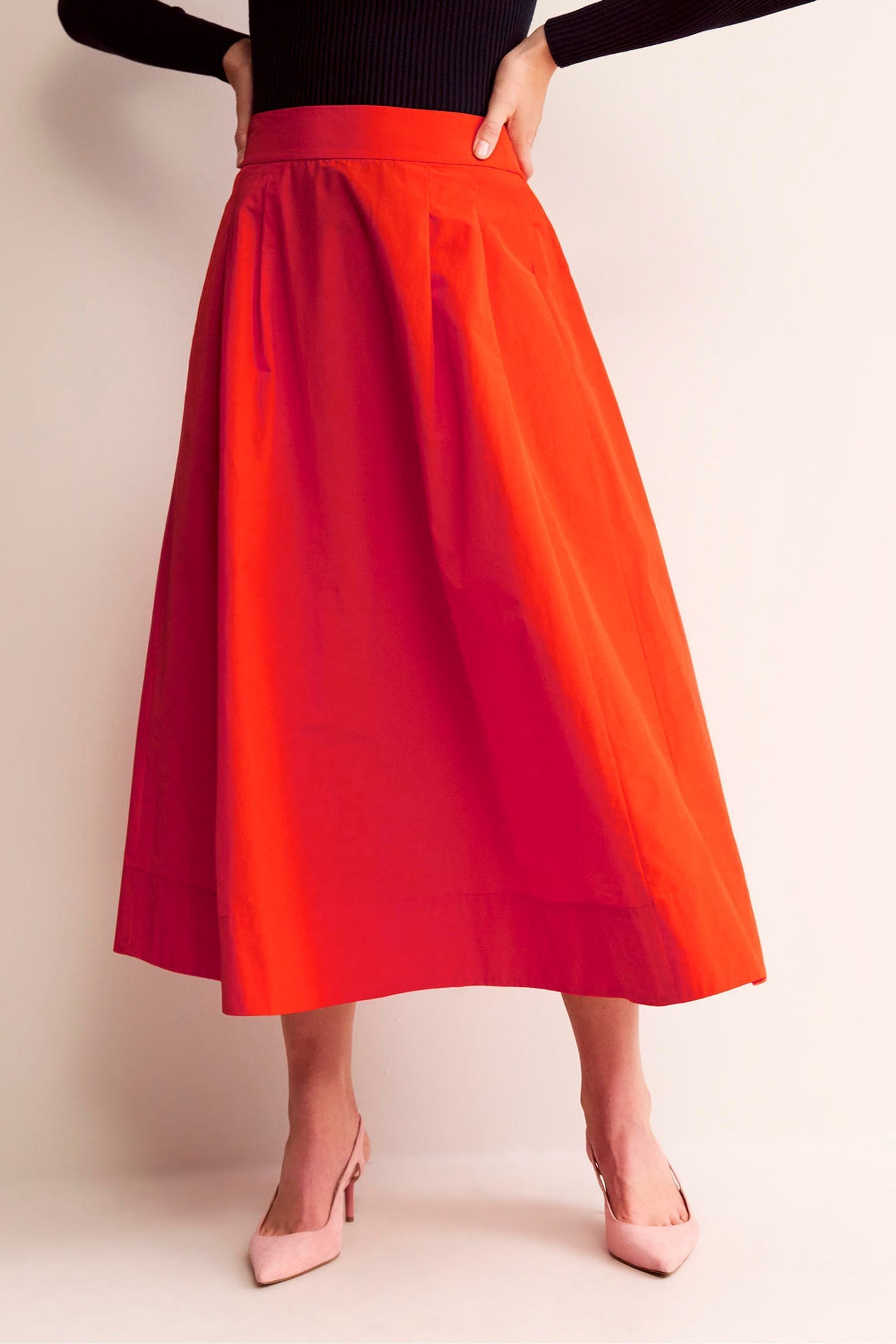 Acheter Rouge Jupe mi longue a enfiler Boden taffetas from Next Luxembourg