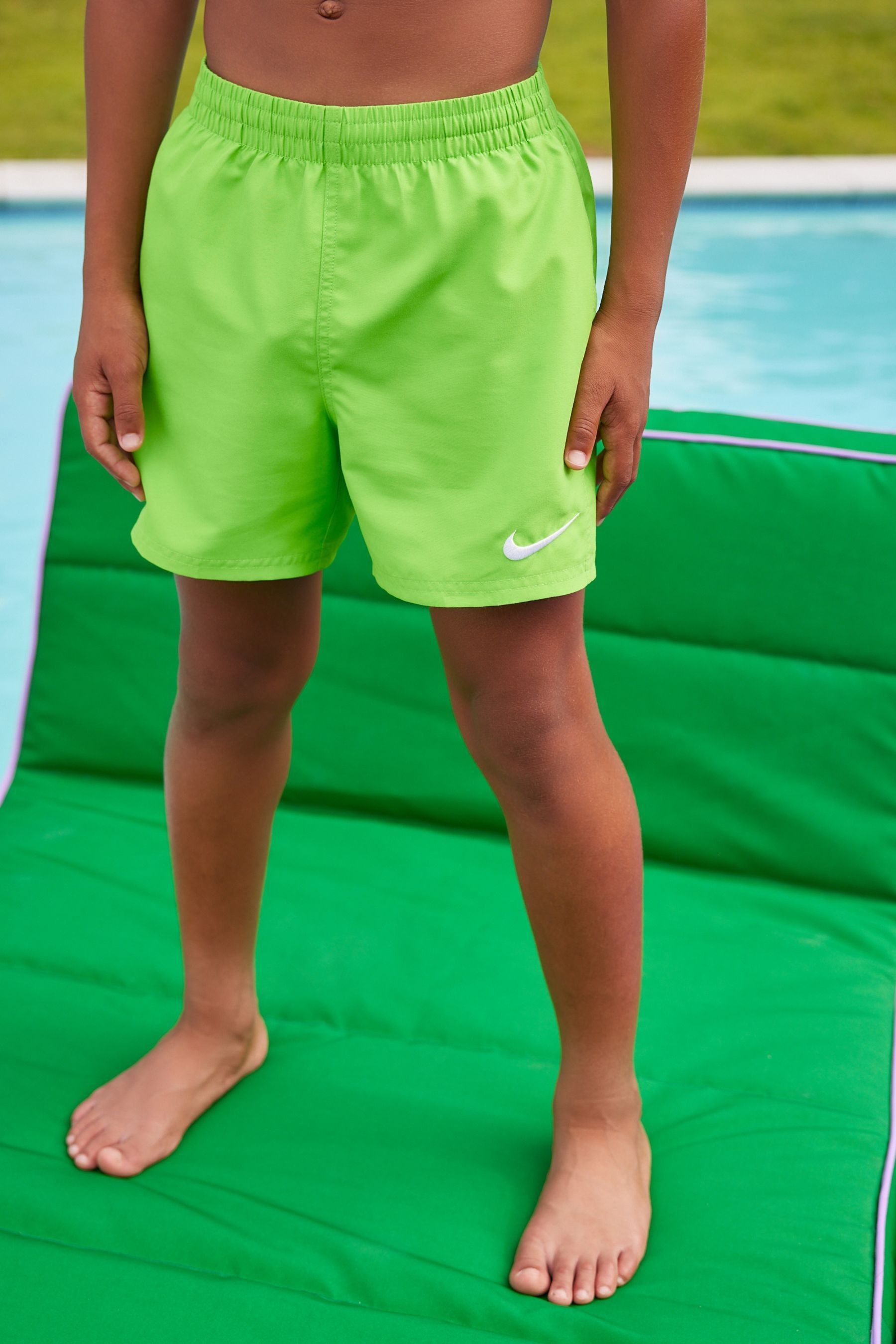 Buy Nike Green 4 Inch Essential Volley Swim Shorts from Next Luxembourg