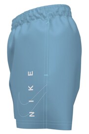 Nike Blue Nike Swim 4 Volley Shorts - Image 5 of 5