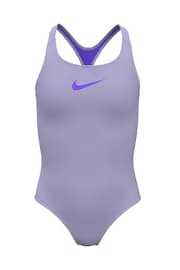 Nike Purple Essential Racerback Swimsuit - Image 1 of 5