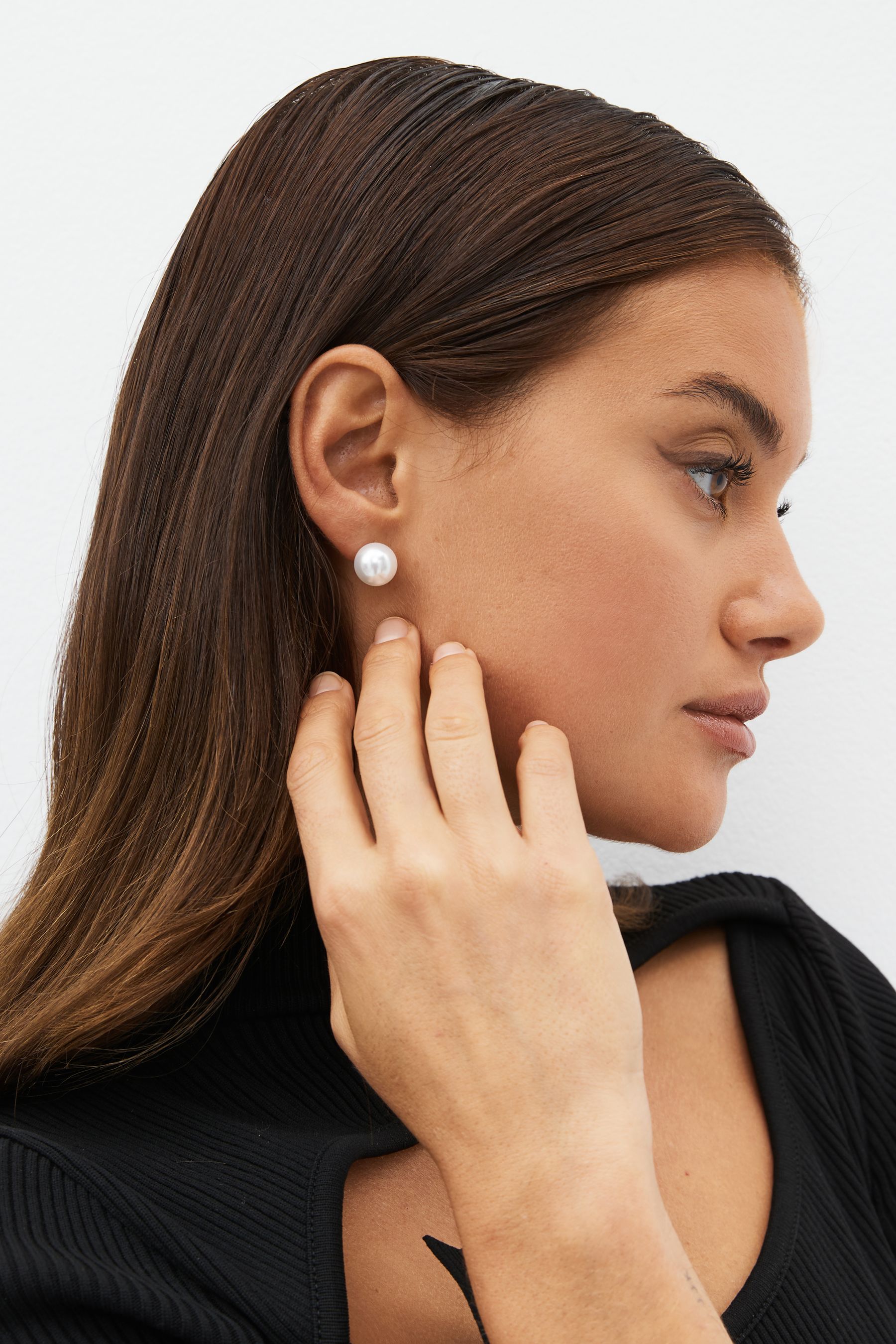 Buy White Pearl Stud Earrings 5 Pack from Next Canada
