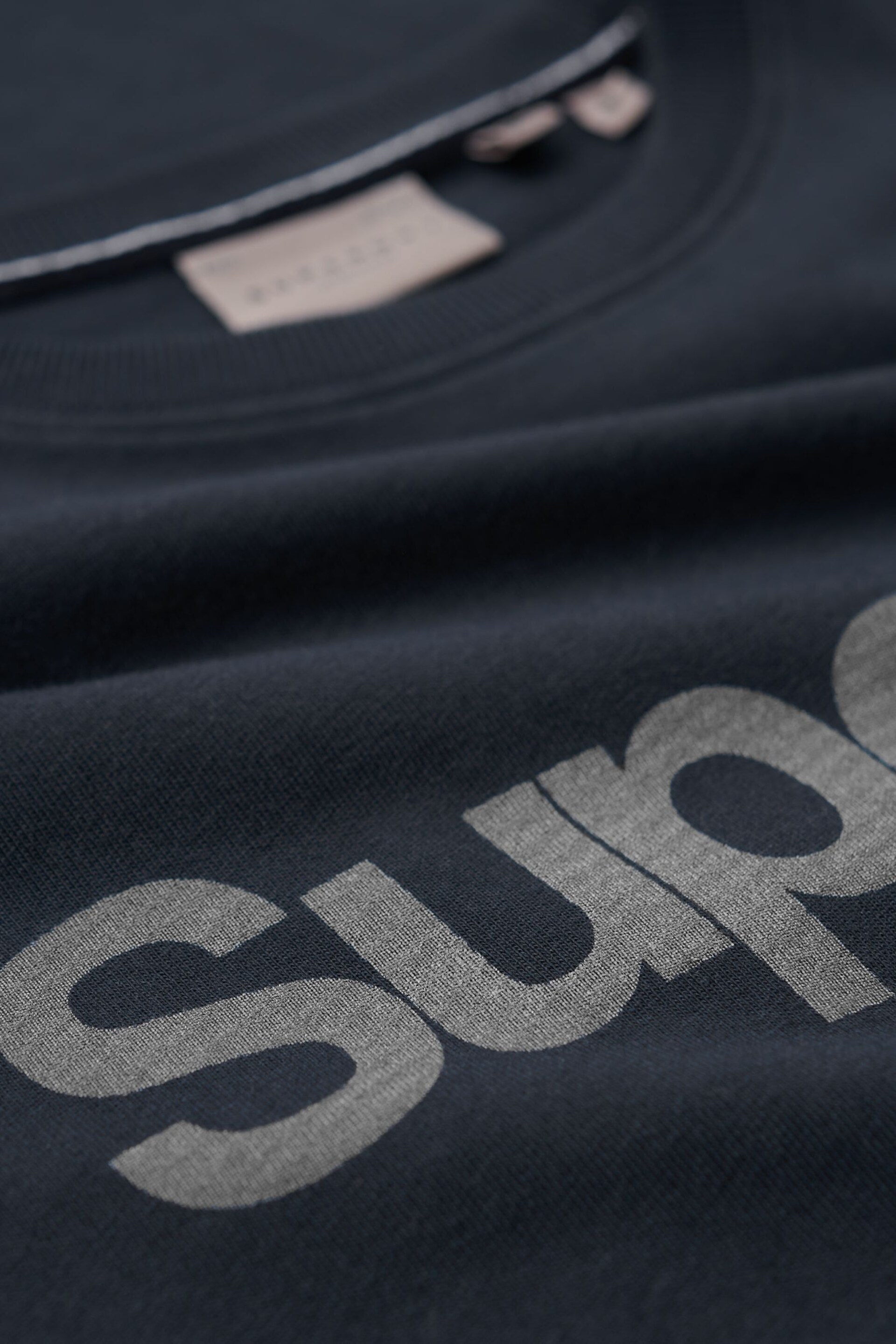 Superdry Eclipse Navy Core Logo City Loose T-Shirt - Image 7 of 7