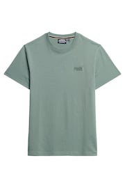 Superdry Green Essential Logo Embriodery T-Shirt - Image 4 of 5
